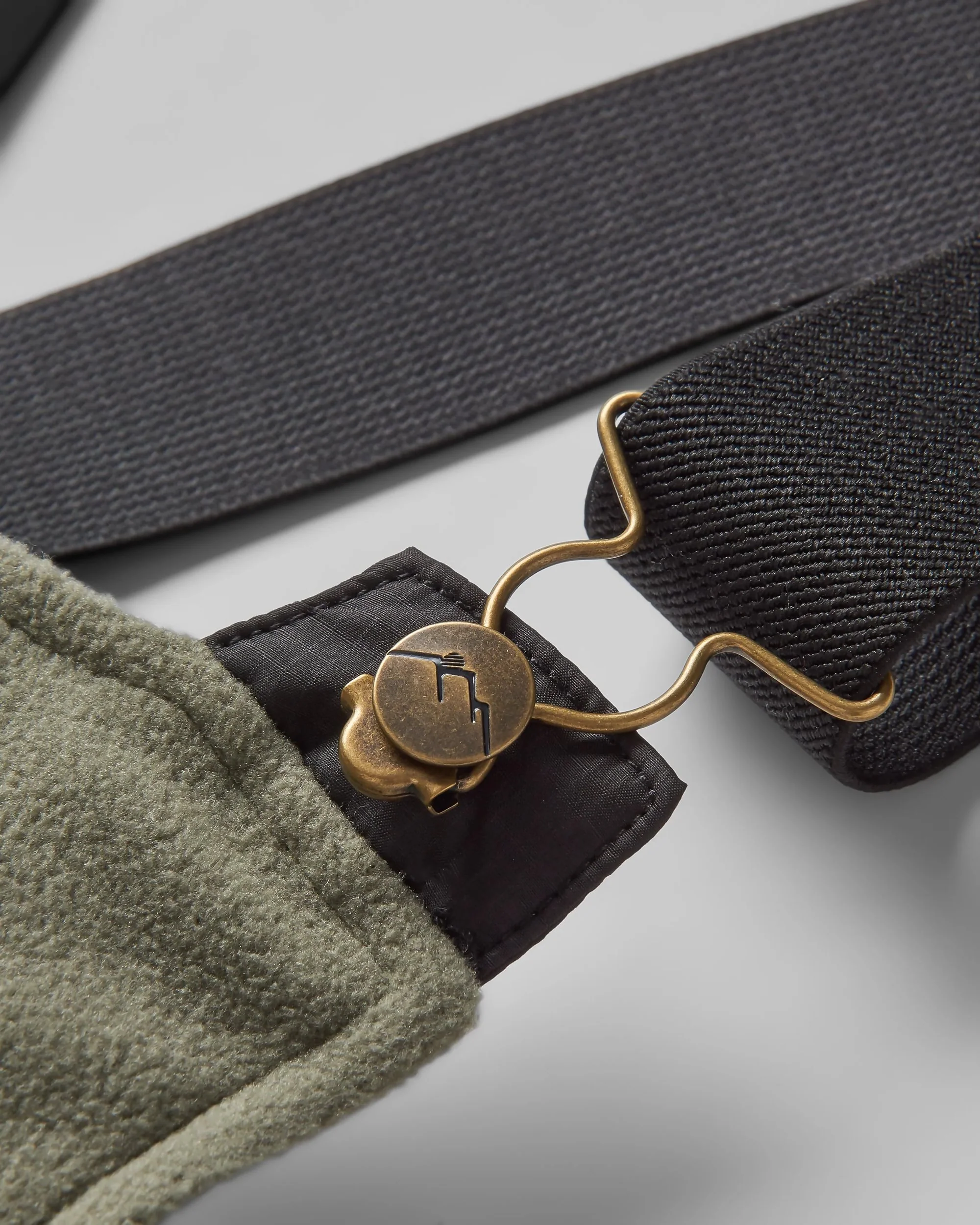 Ace Polar Fleece Dungarees - Dusty Olive - Image 8