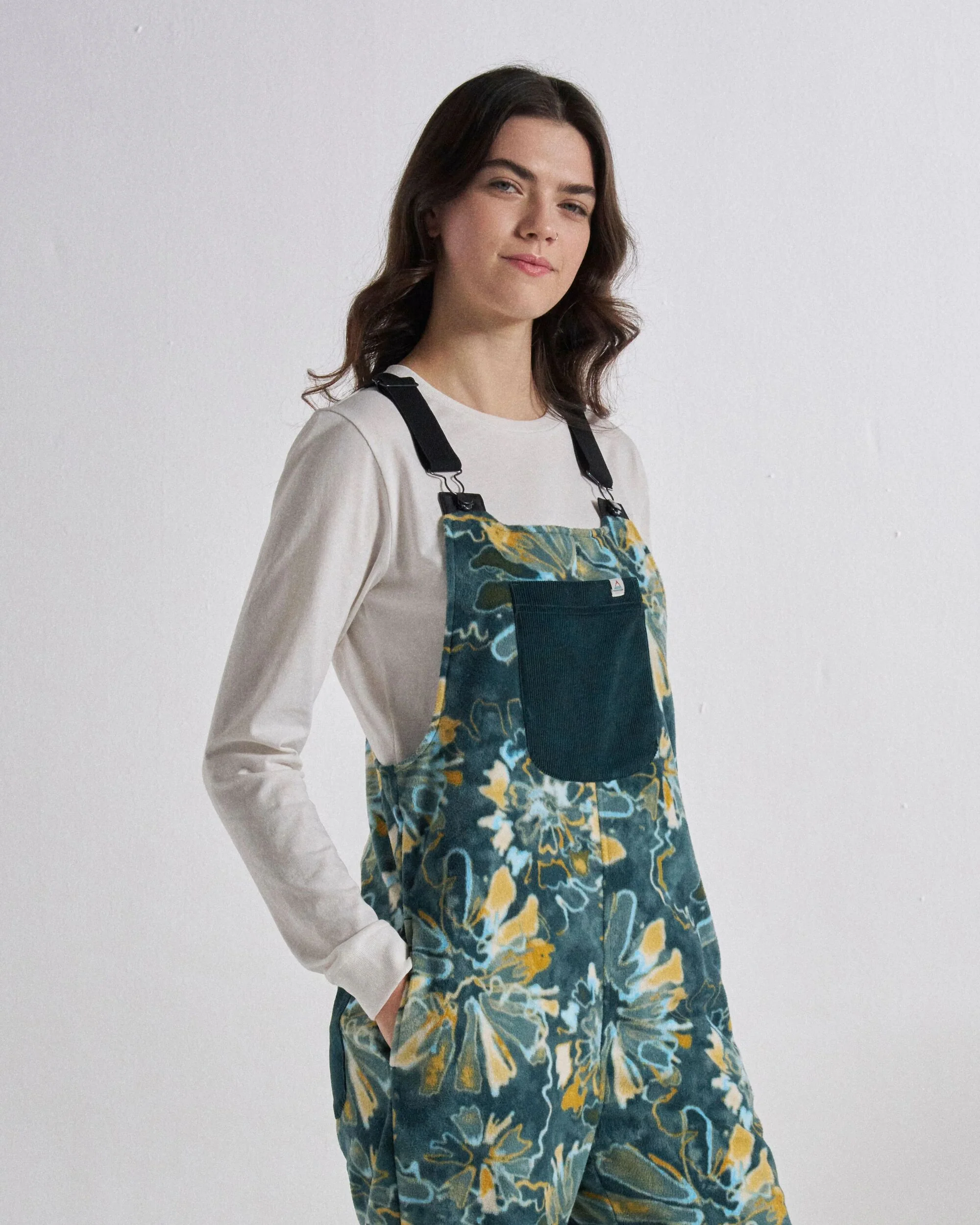 Ace Polar Fleece Dungarees - Frost Dark Fern - Image 7