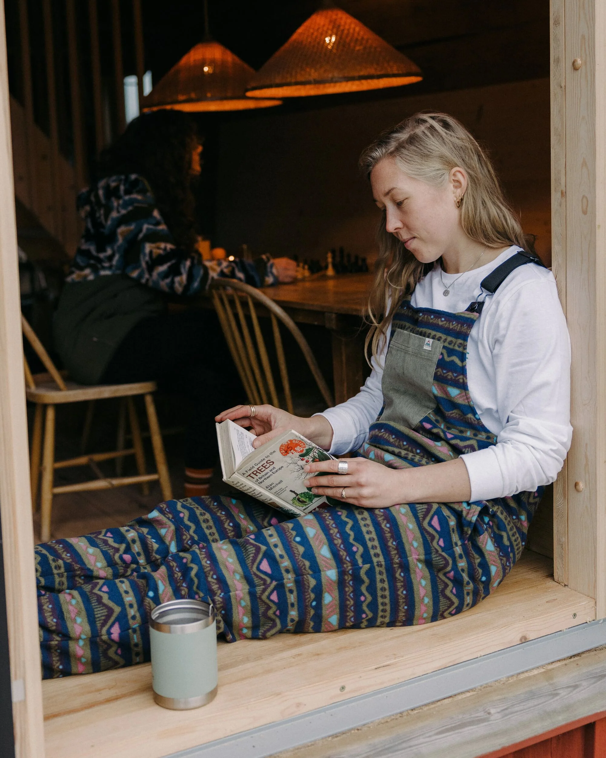Ace Polar Fleece Dungarees - Mountain Geo Multi - Image 5
