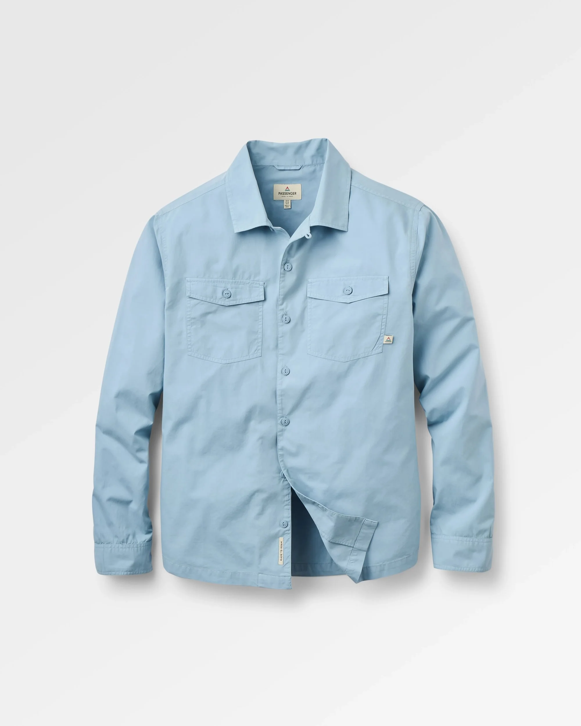 Acreage Organic Cotton LS Shirt - Faded Denim