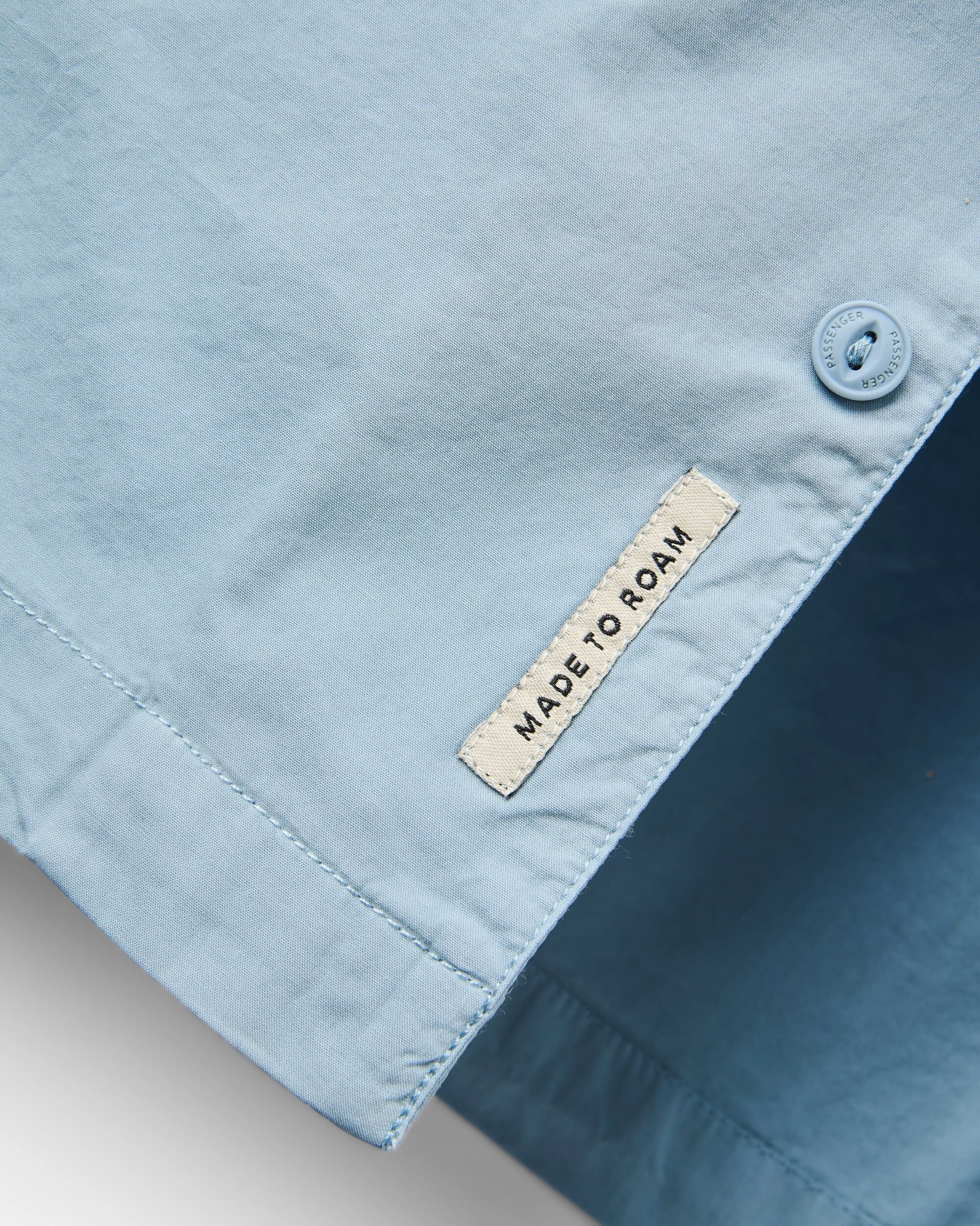 Acreage Organic Cotton LS Shirt - Faded Denim - Image 4