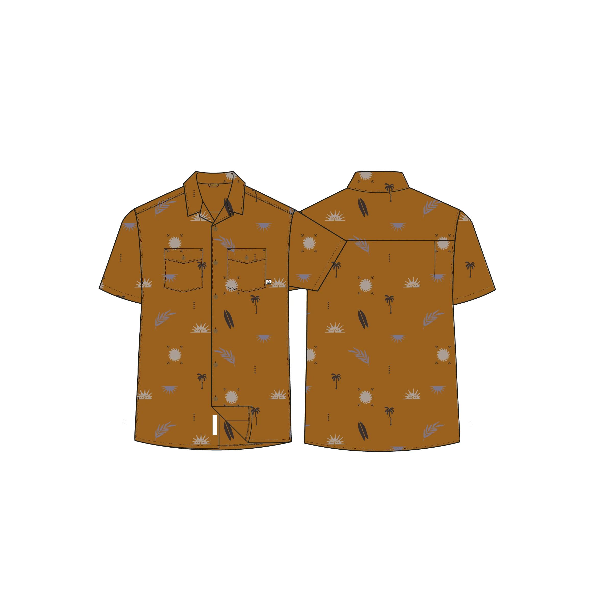 Acreage Shirt - Sundial Retro Orange - Image 6