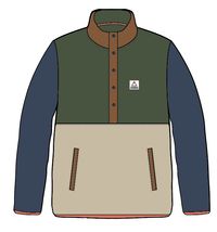 Adrift Polar Fleece - Khaki/Oatmeal - Image 9