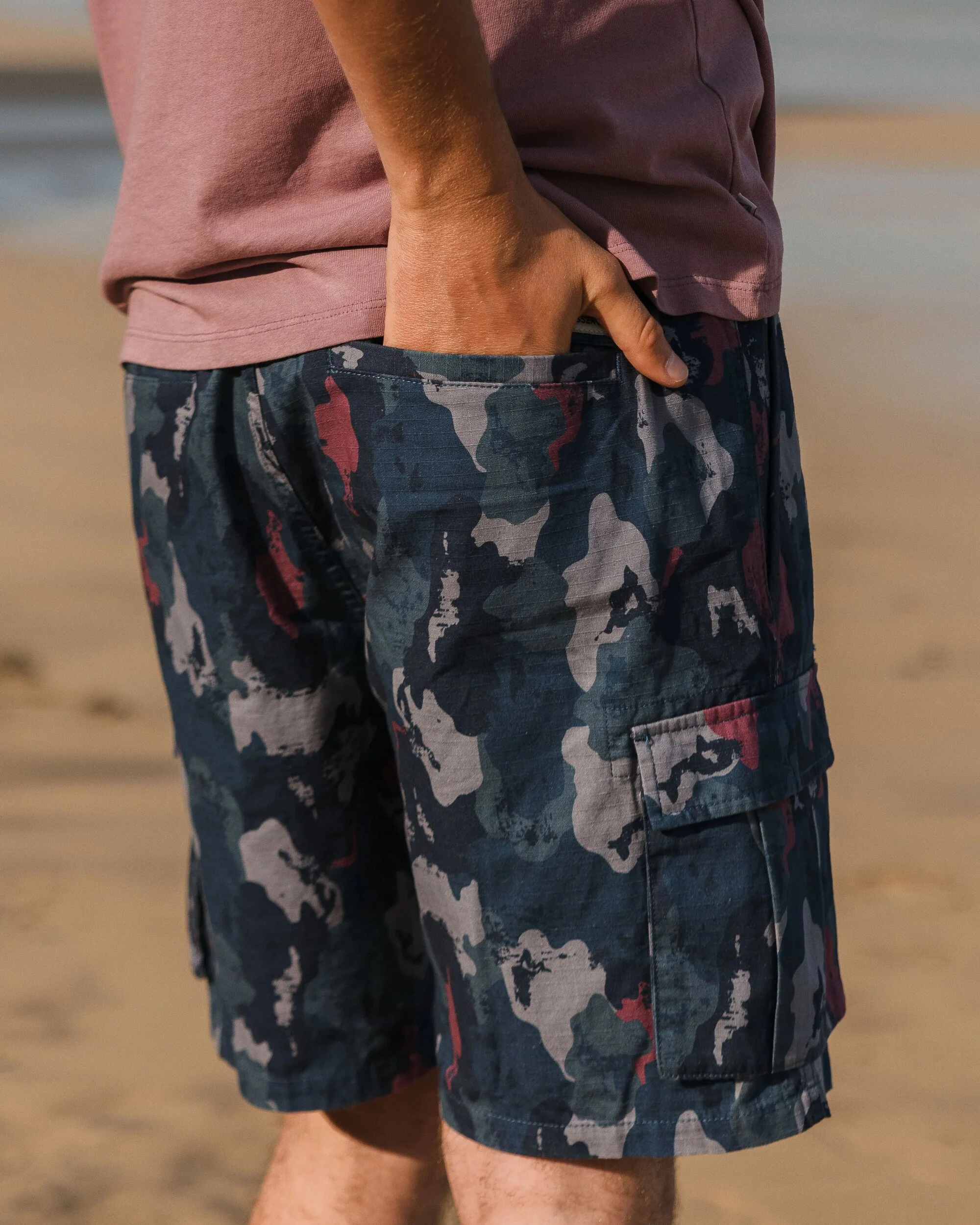 Adventurer Cargo Cotton Short - Sycamore Camo - Image 3