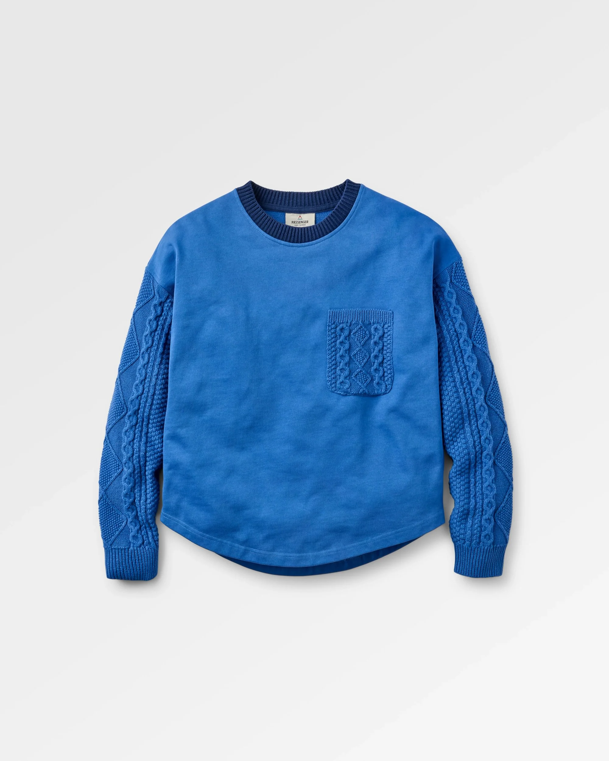 Aerial LS Knit Top - Electric Blue