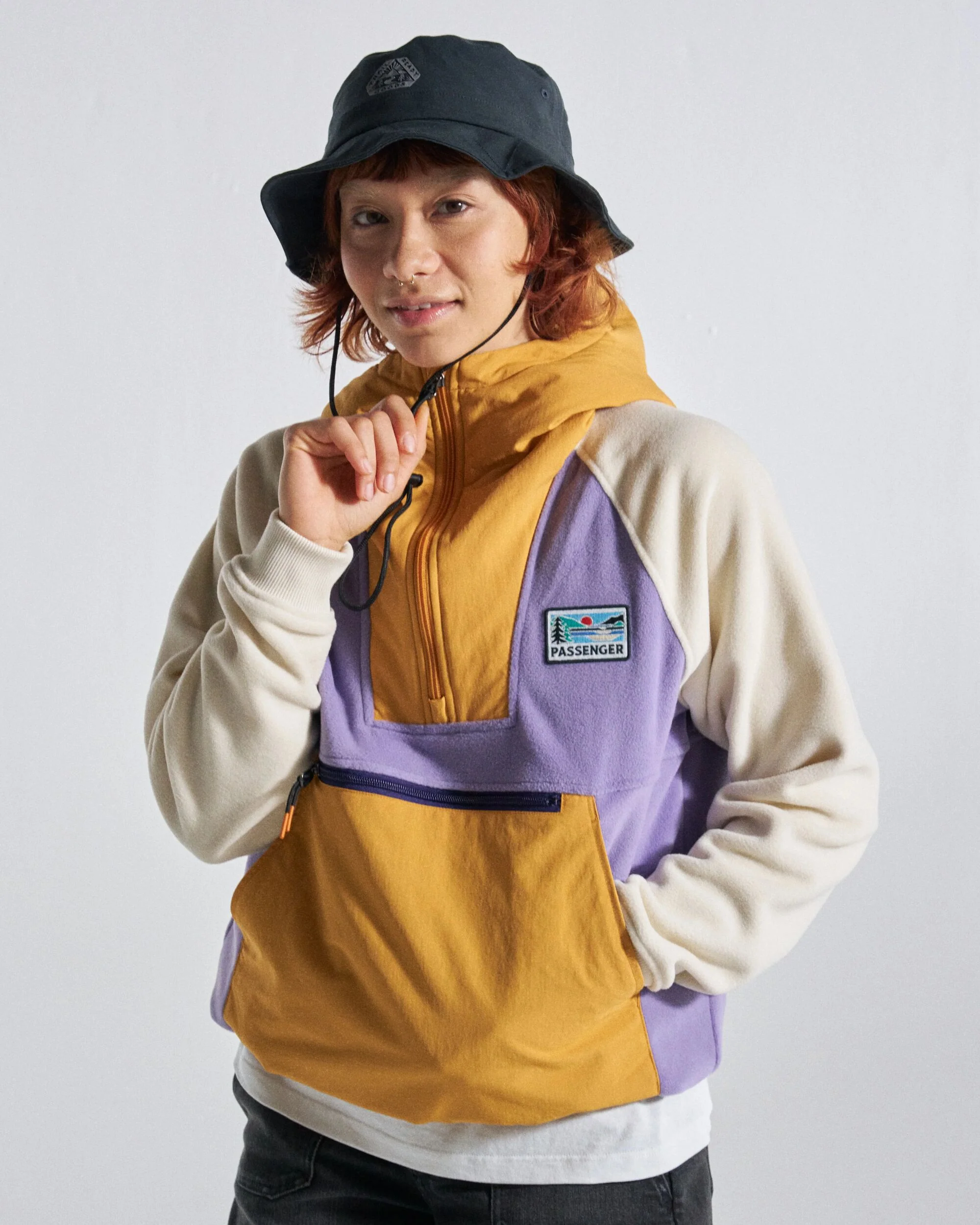 Alexander Hooded Polartec® Fleece - Purple Haze