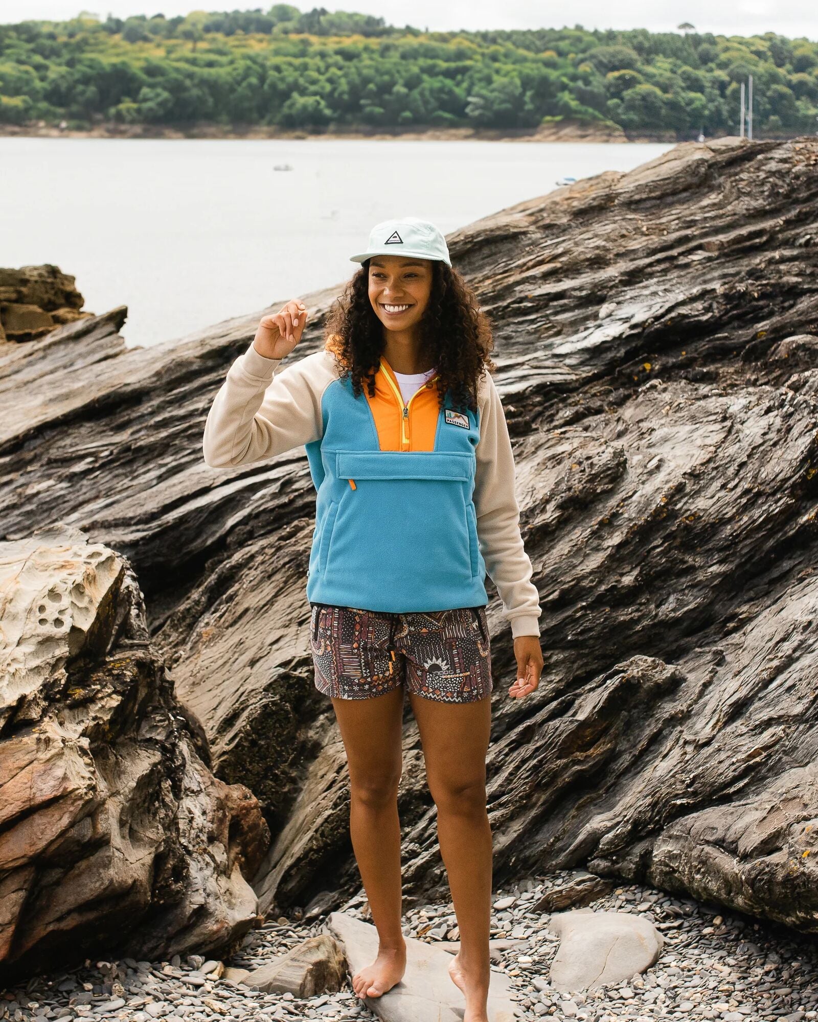 Alexander Polar Hooded Fleece - Blue Pool - Image 3