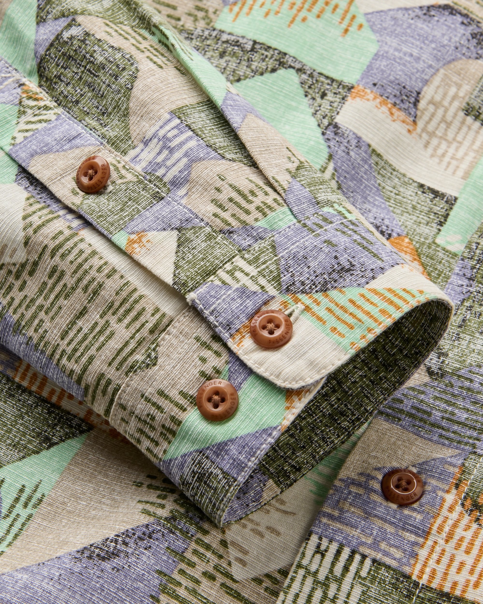 Amboro Shirt - Mosaic Mountain Khaki - Image 3