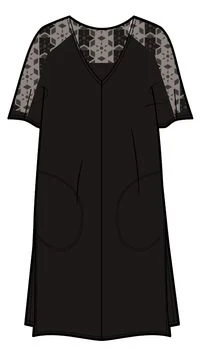 Ambrose Oversized Dress - Black - Image 9