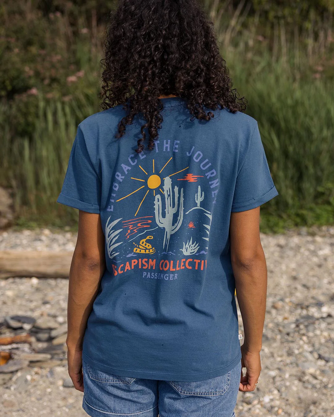 Arabica Oversized T-Shirt - Dark Denim