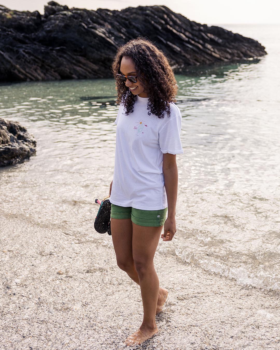 Arabica Oversized T-Shirt - White - Image 5
