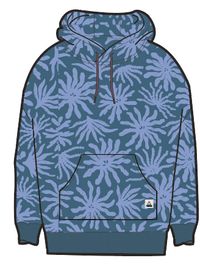 Arame Organic Cotton Hoodie - Seaweed Blue Steel - Image 12