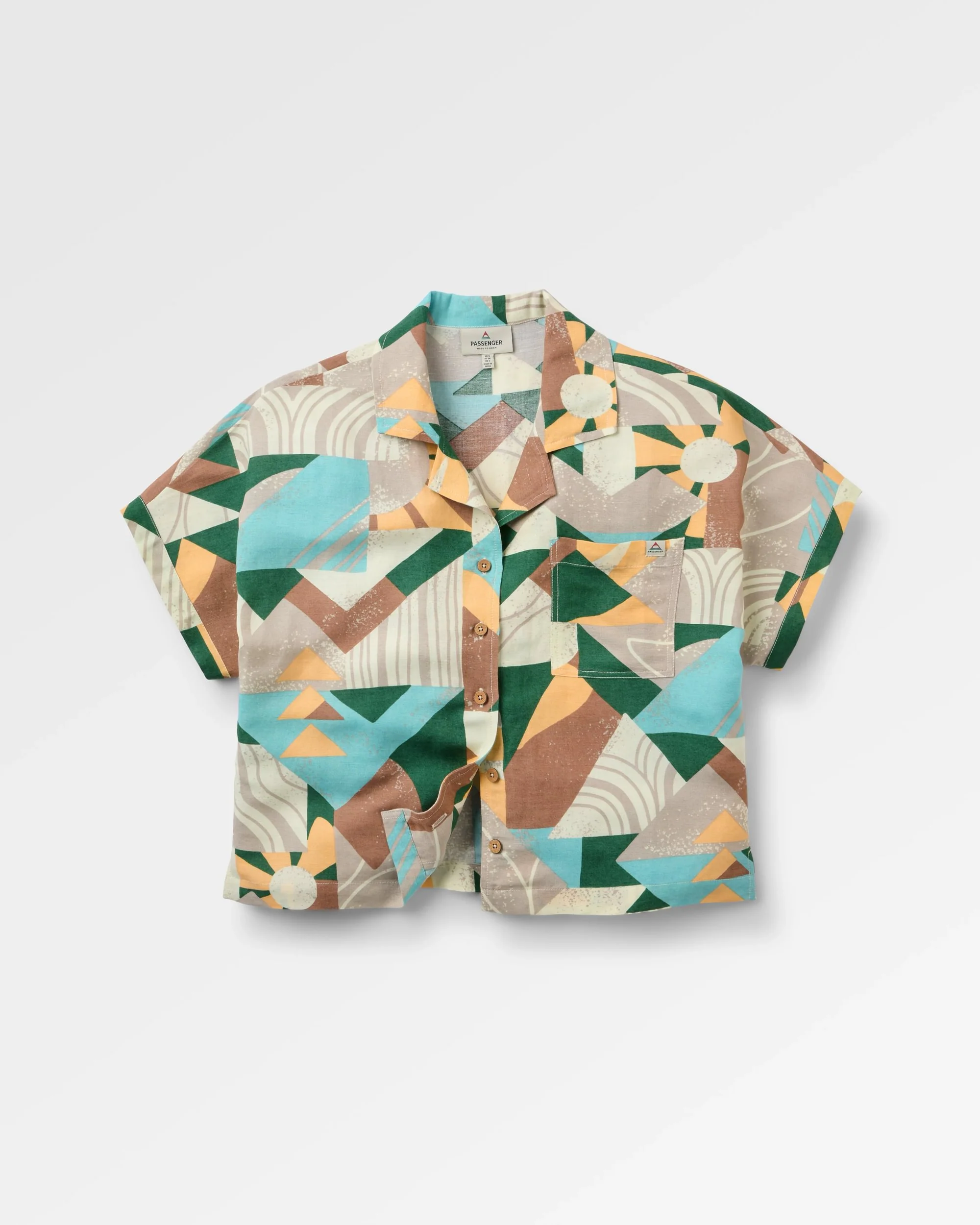 Arden Linen Short Sleeve Shirt  - Sun Patch Simply Taupe