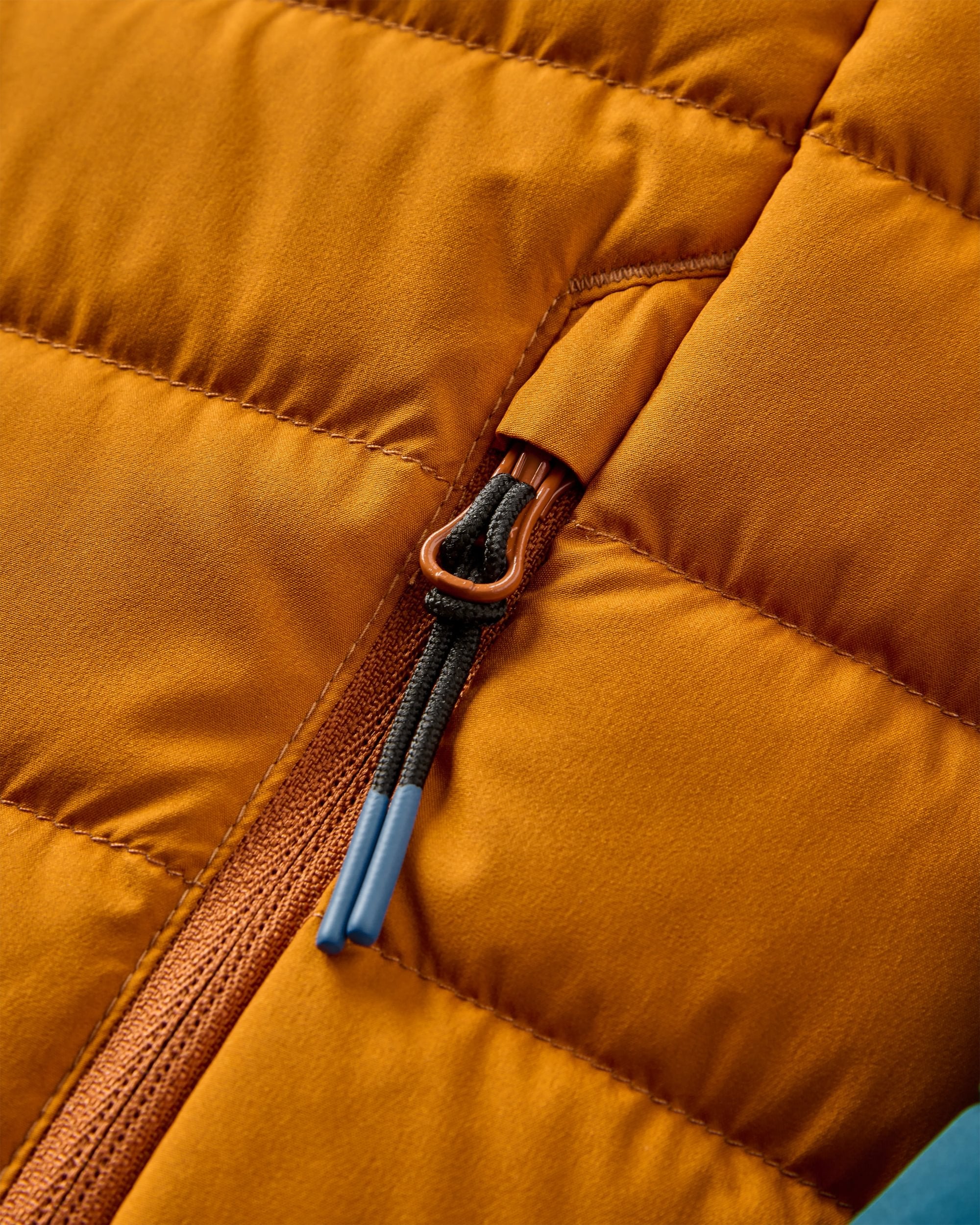 Ashland Down Jacket - Retro Orange/Tidal Blue - Image 7