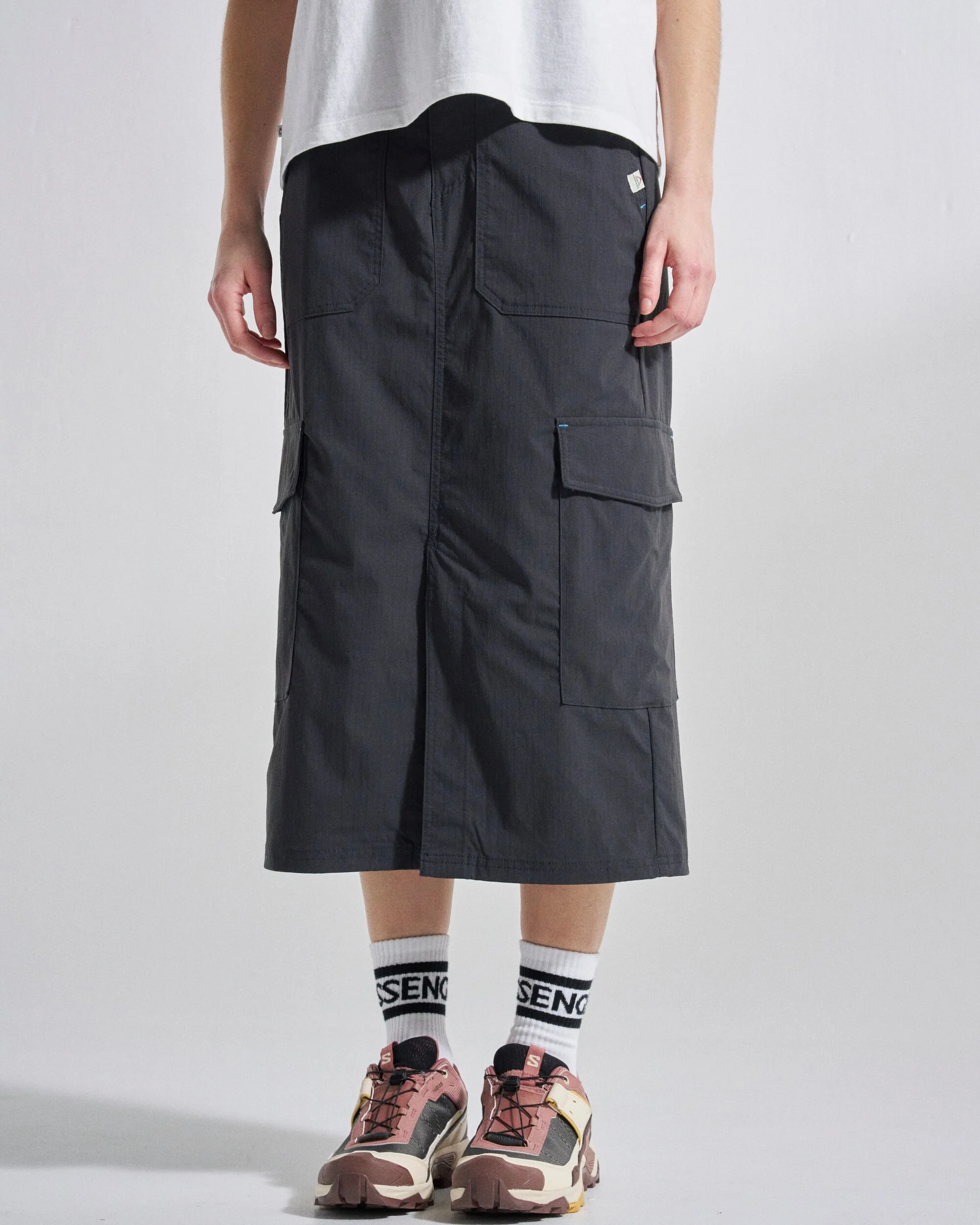 Avian Cargo Ripstop Skirt - Faded Black - Image 3