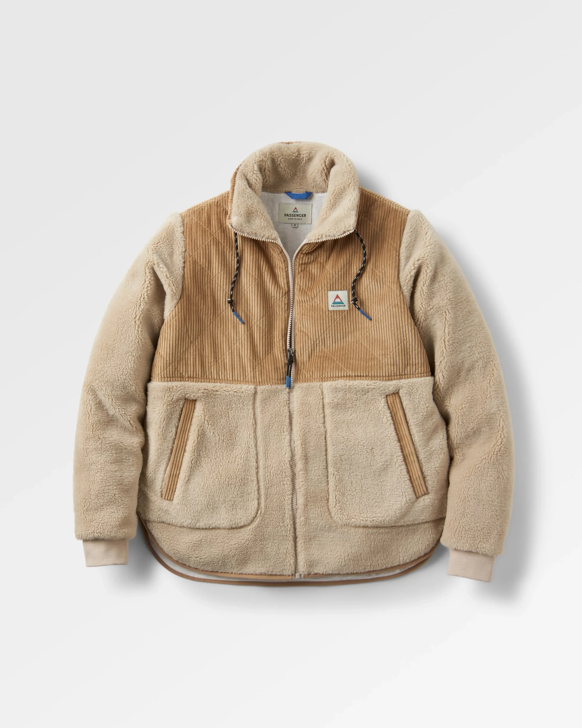 Awaken Deep-Pile Sherpa Fleece - Feather/Biscuit - Image 2