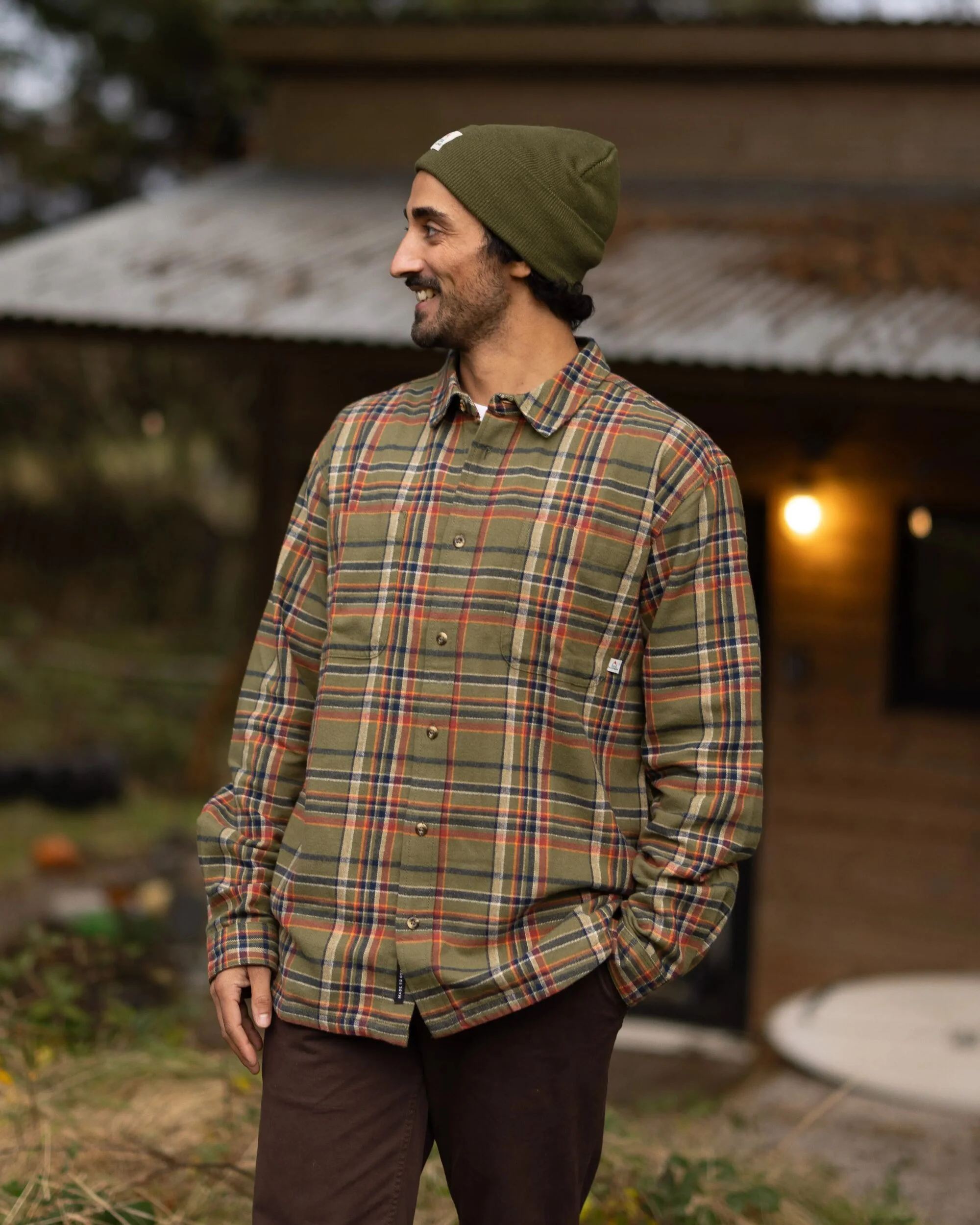 Backcountry Check Shirt - Khaki Check - Image 3
