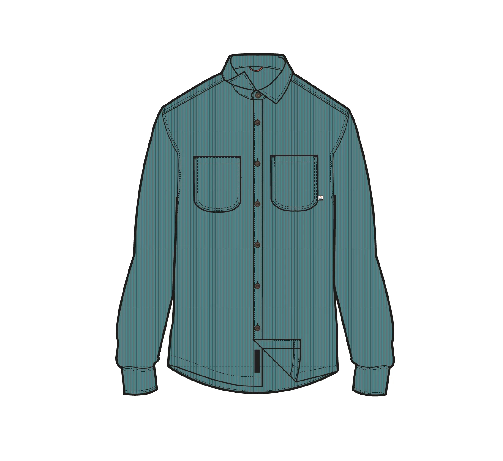 Backcountry Cord Light Shirt - Ocean Teal - Image 8