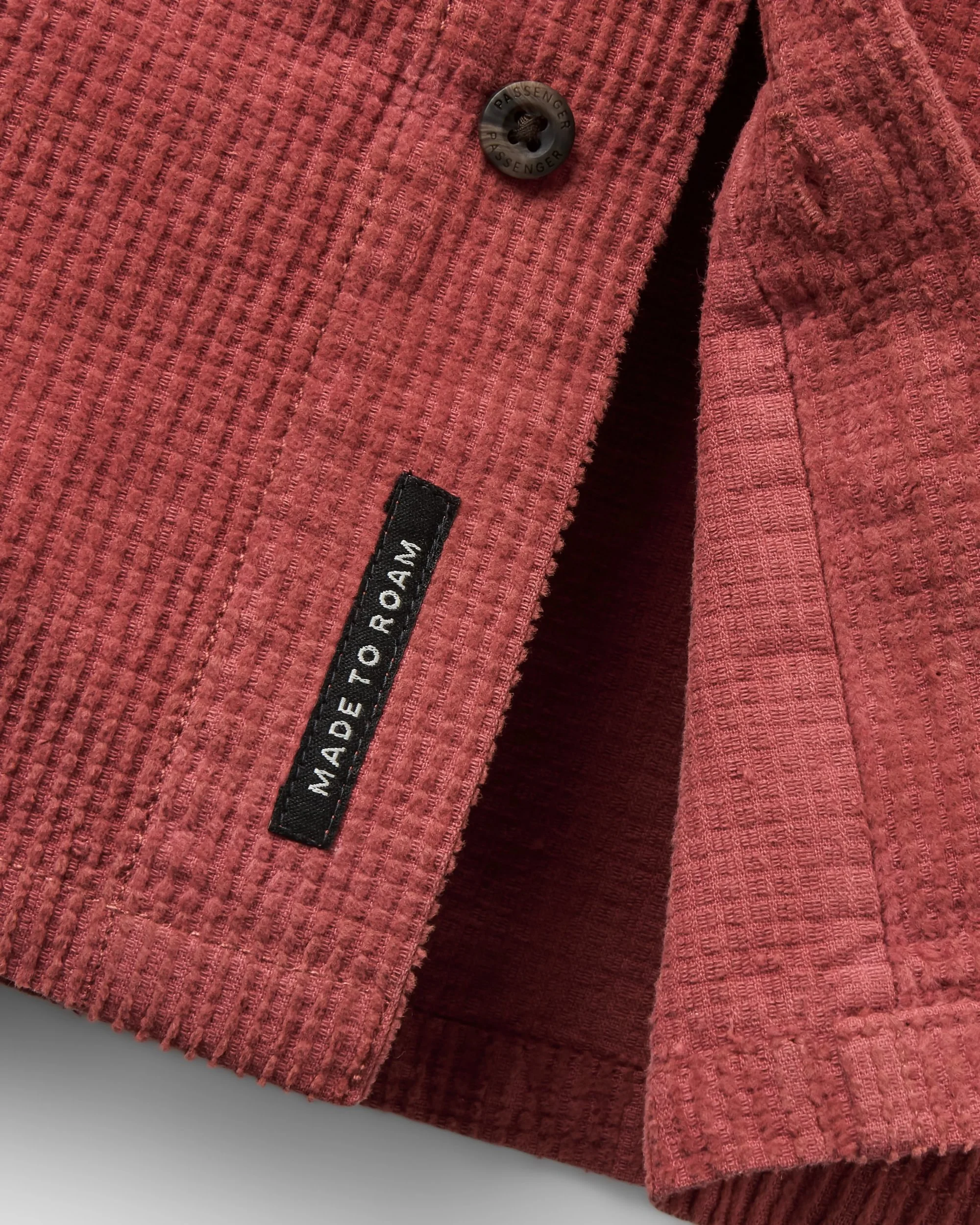 Backcountry Grid Cord Shirt - Redwood - Image 4