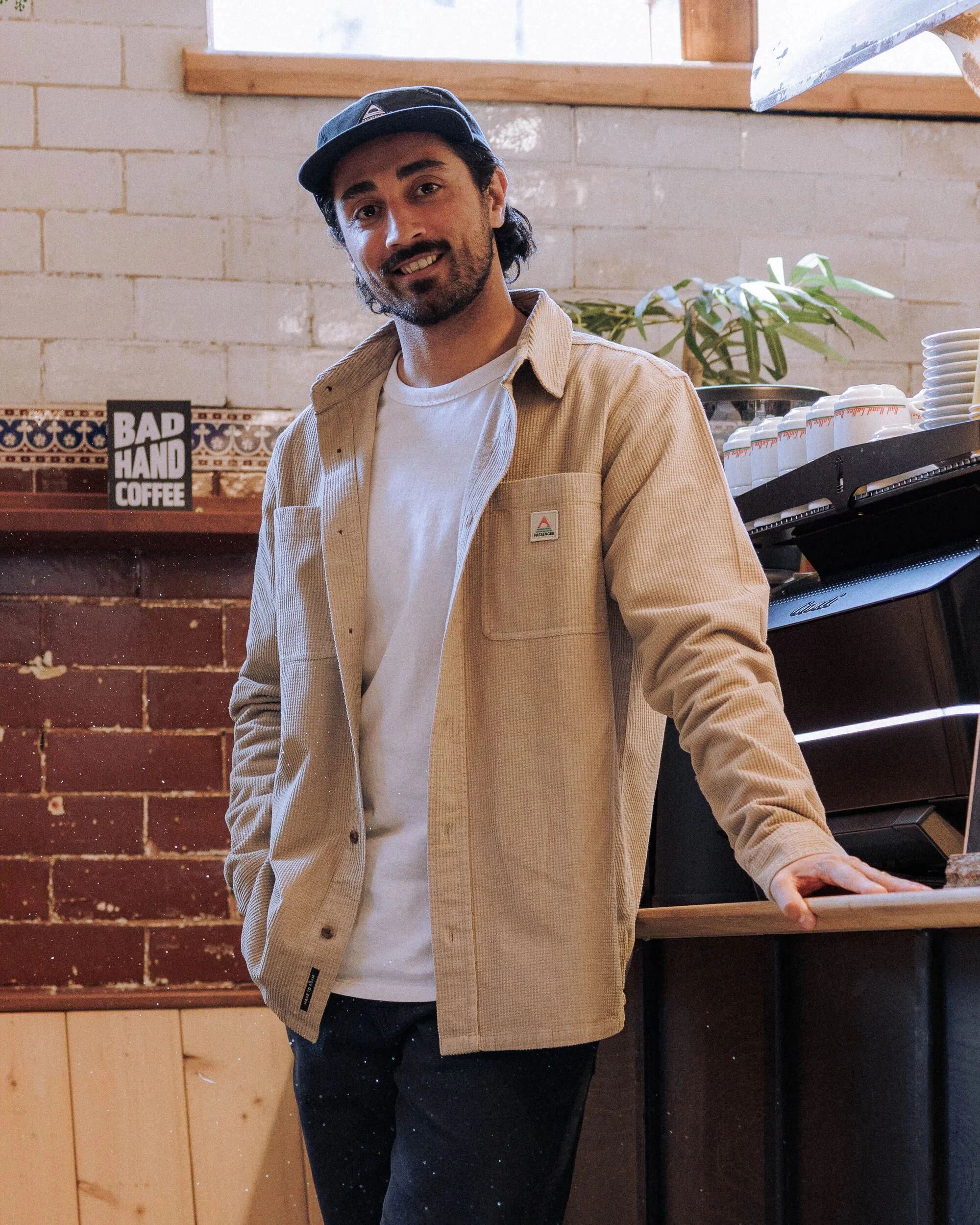Backcountry Grid Cord Shirt - Simply Taupe