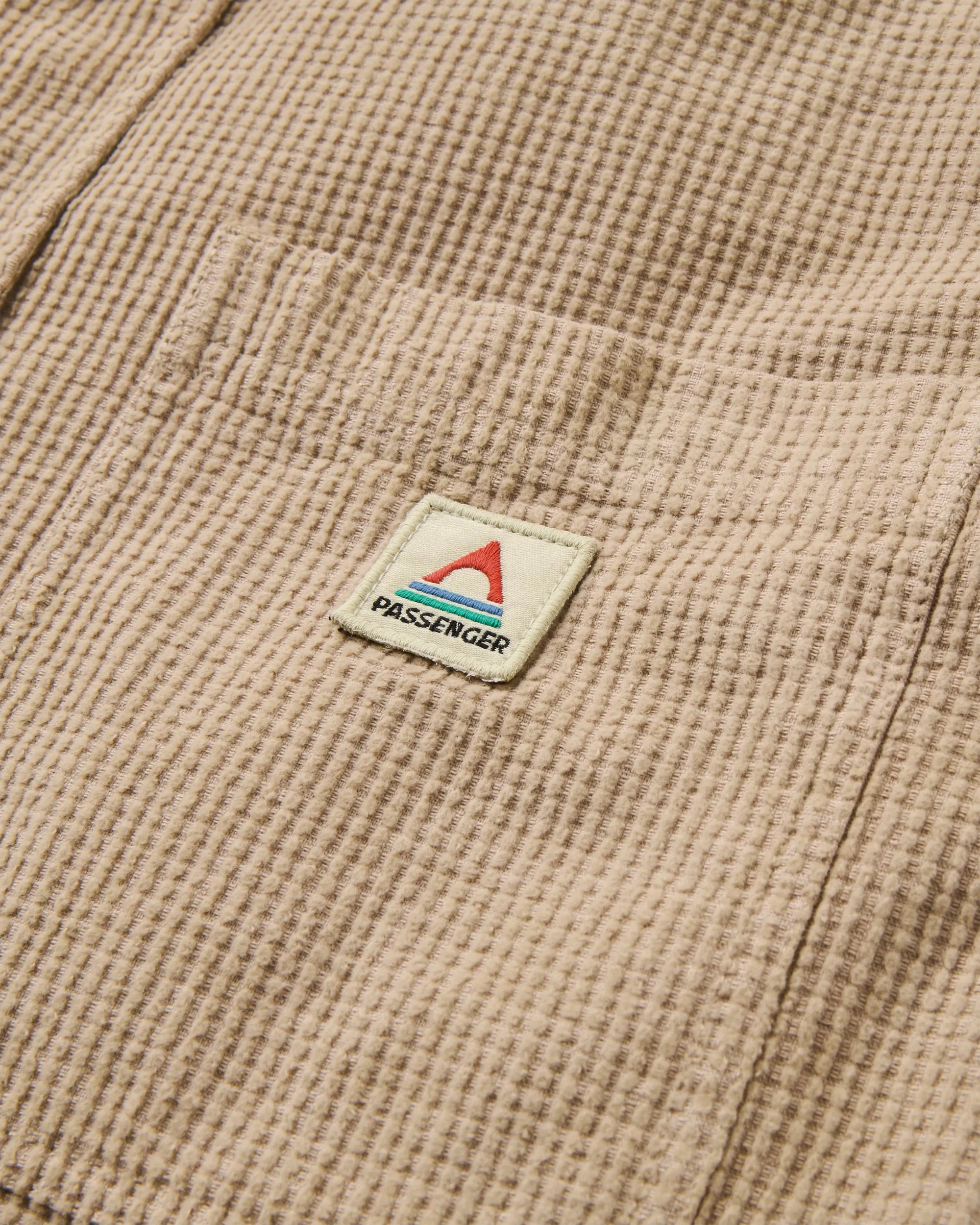 Backcountry Grid Cord Shirt - Simply Taupe - Image 7