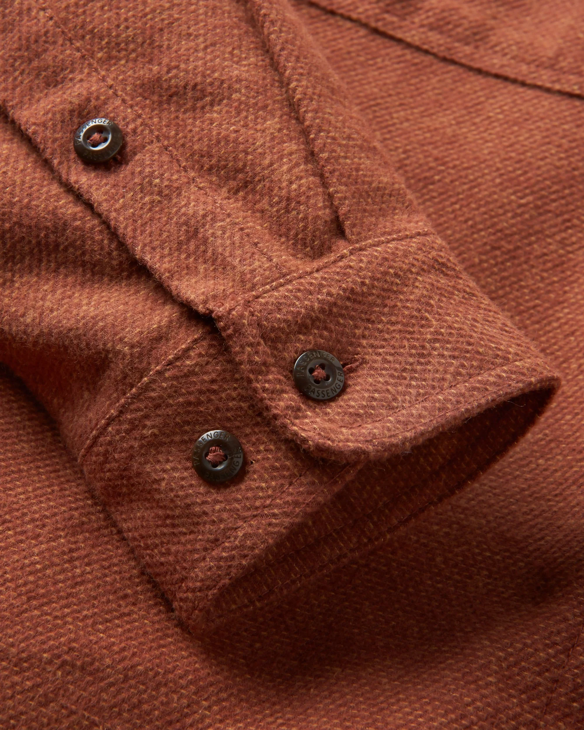 Backcountry Flannel Shirt - Cappuccino/Dusty Ochre - Image 9