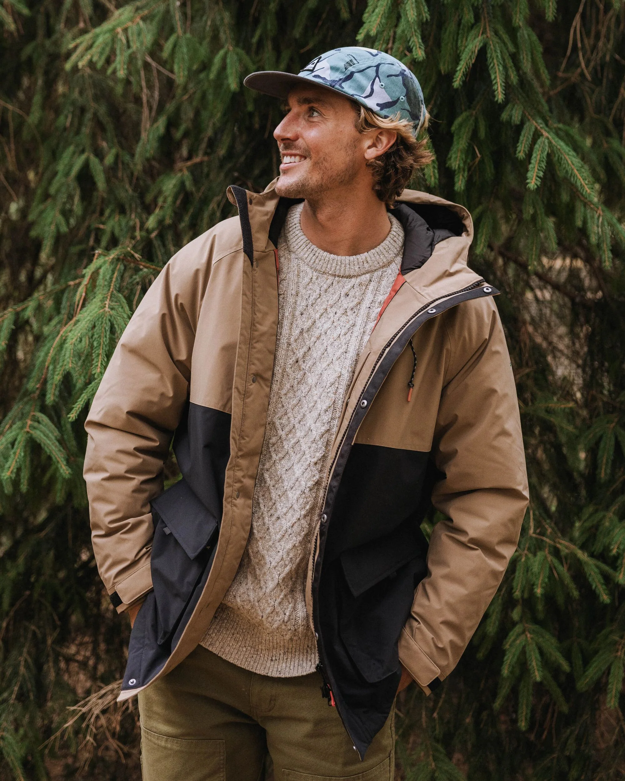 Baltic Insulated Parka - Caramel/Black