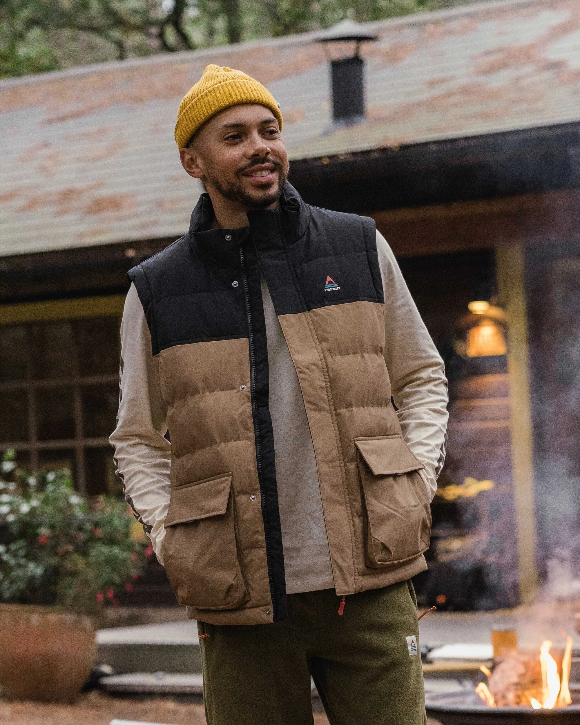 Baltic Insulated Gilet - Caramel/Black