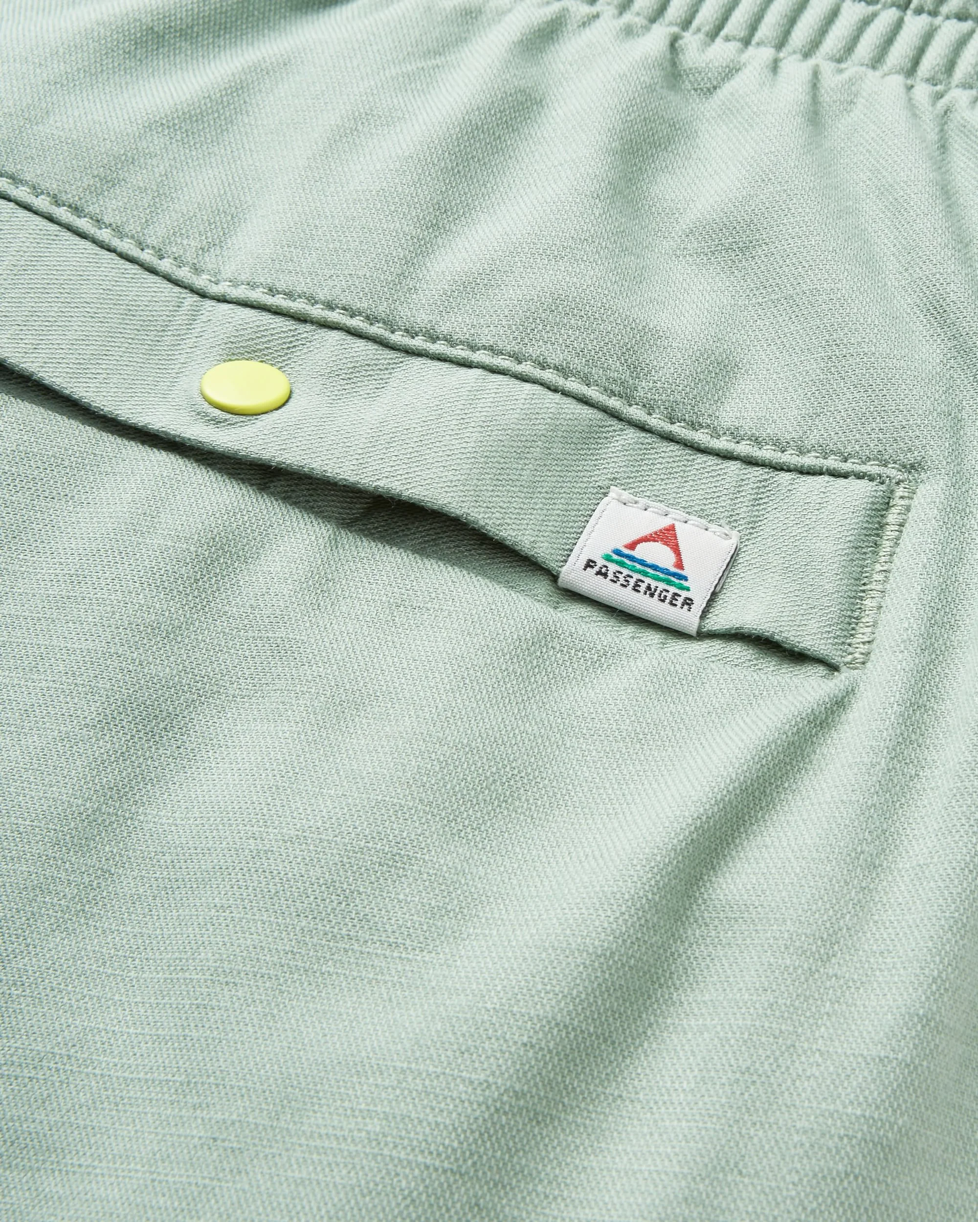 Basswood Organic Cotton Shorts - Pistachio - Image 8