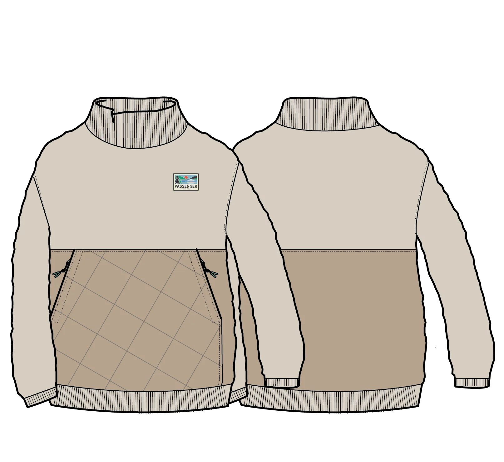 Bea Polar Fleece - Stone - Image 9