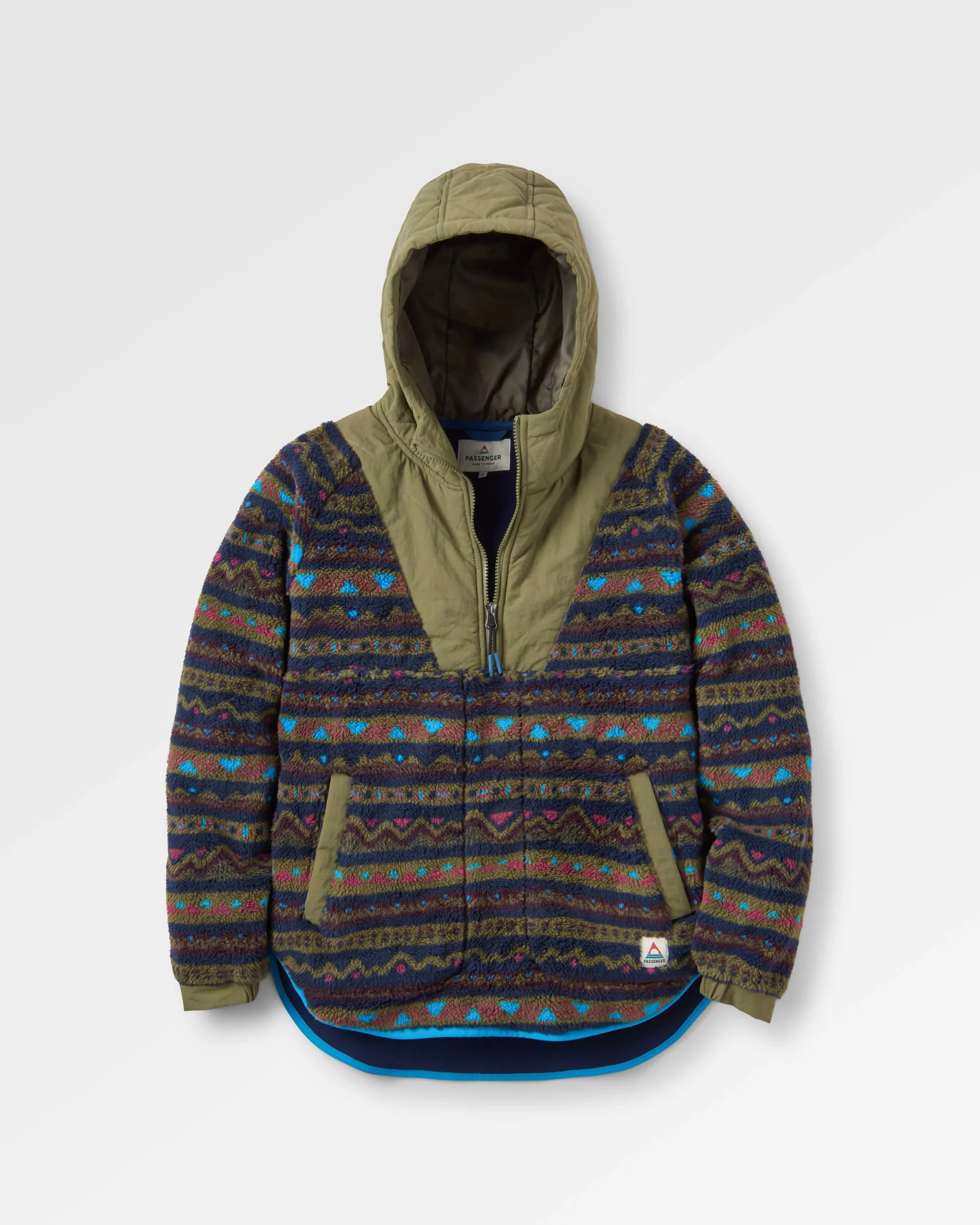 Beaumont Sherpa Hooded Fleece - Mountain Geo Multi - Image 2