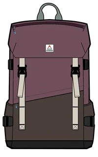 Boondocker 26L Backpack - Burgundy/Chestnut - Image 8