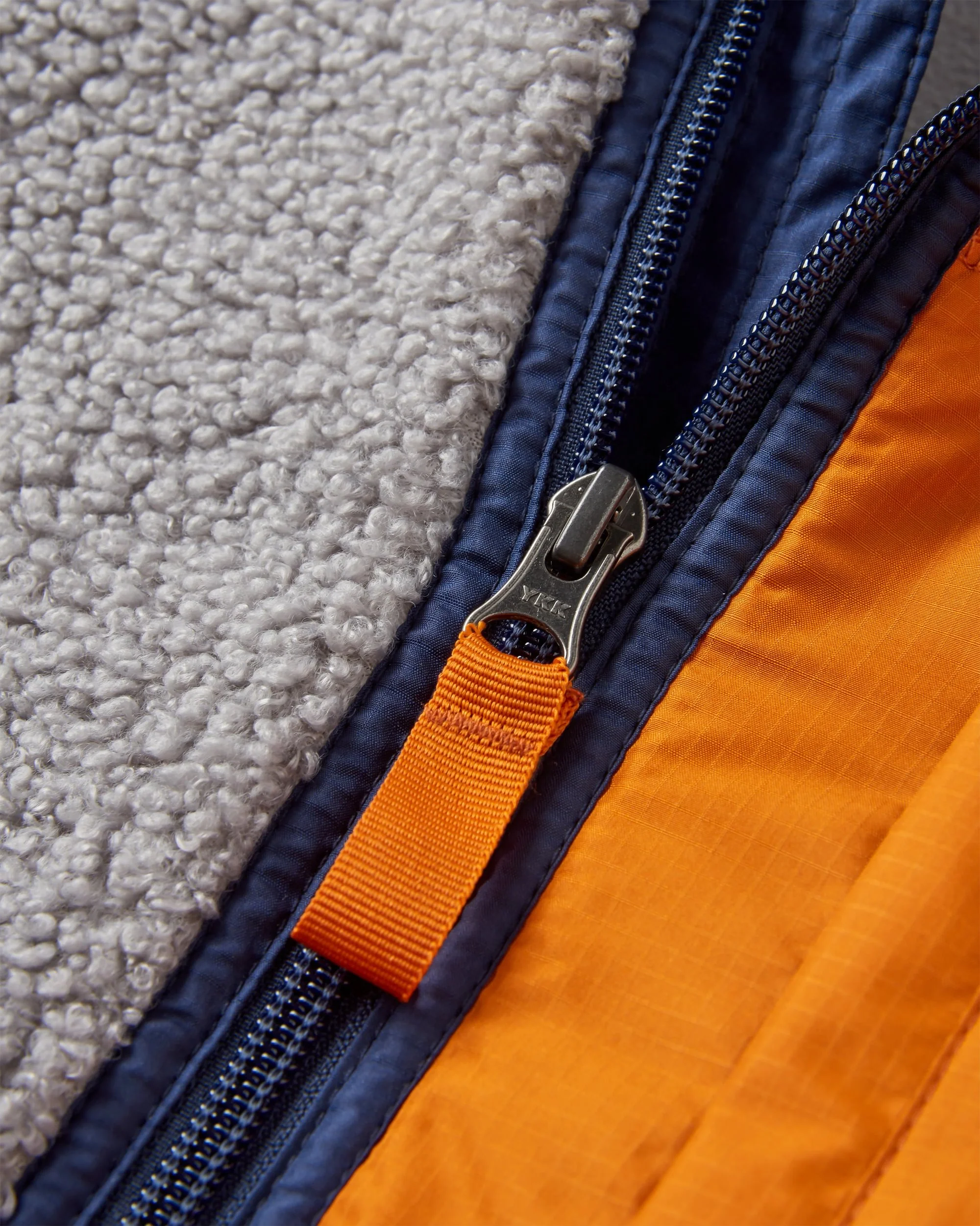 Born Explorer Polar-Lined Sherpa Fleece - Steel Grey - Image 6