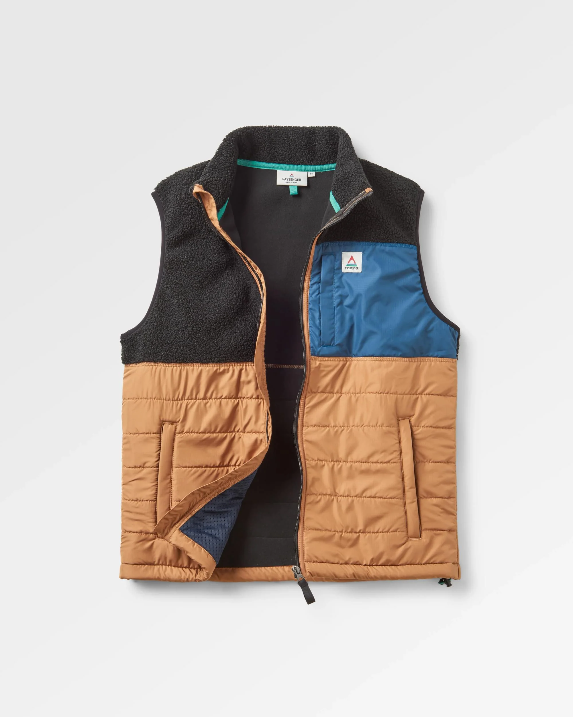 Born Explorer Polar-Lined Sherpa Vest - Black