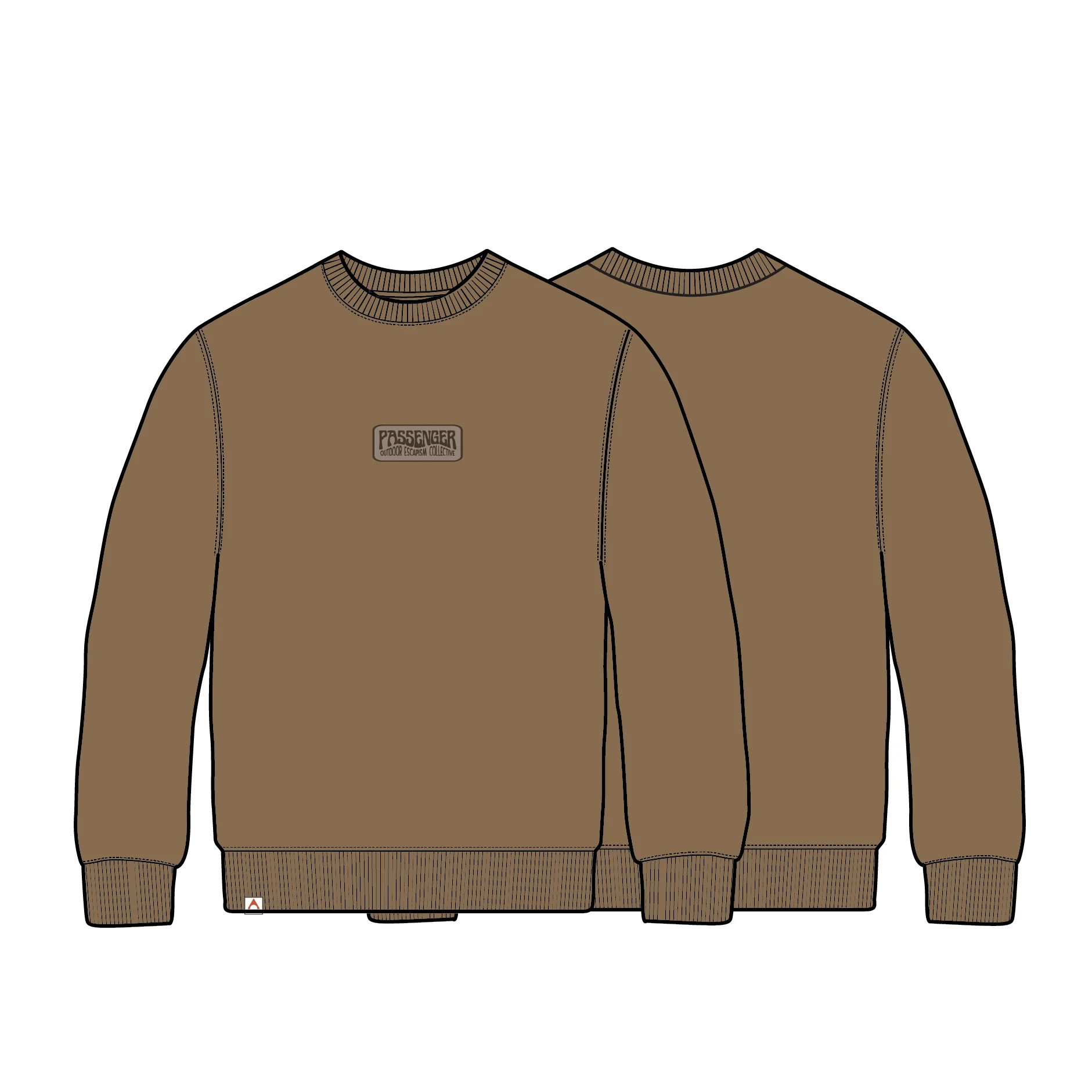 Boundless Relaxed Fit Sweatshirt - Caramel Brown - Image 6