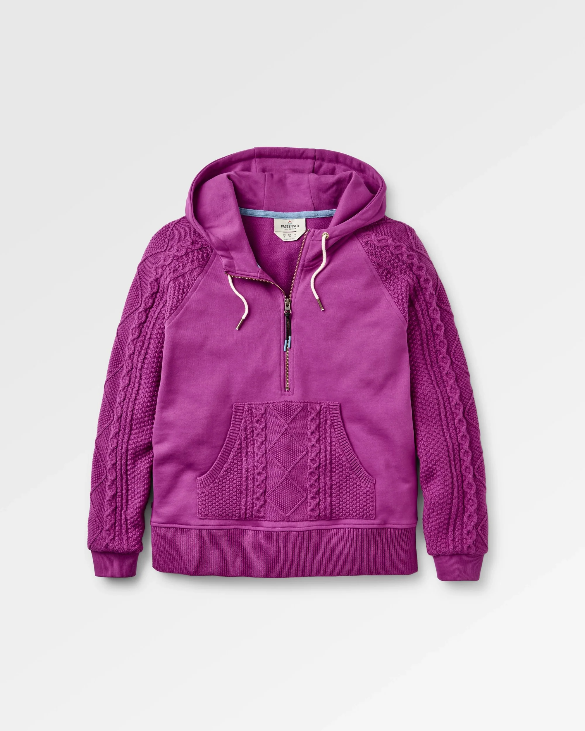 Brooke Zip Hoodie - Wild Berry