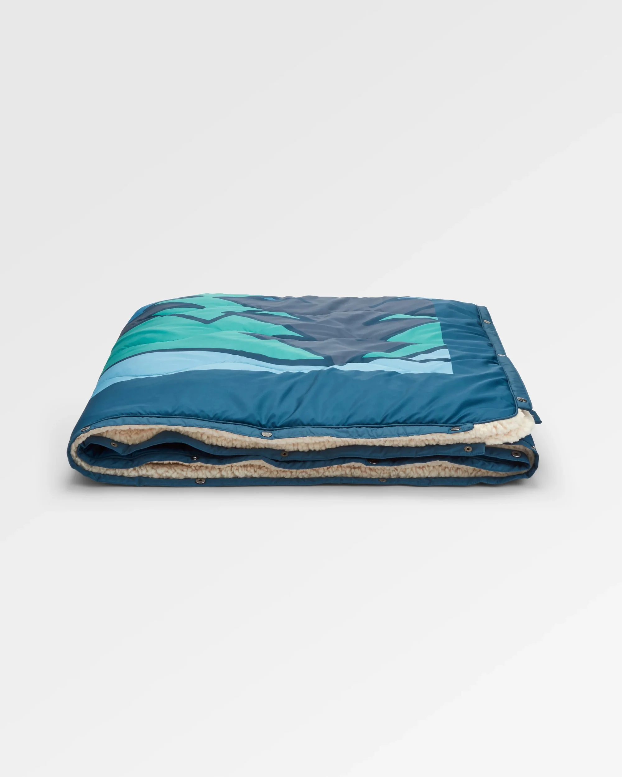 Cabin Sherpa Blanket - Dark Denim - Image 3