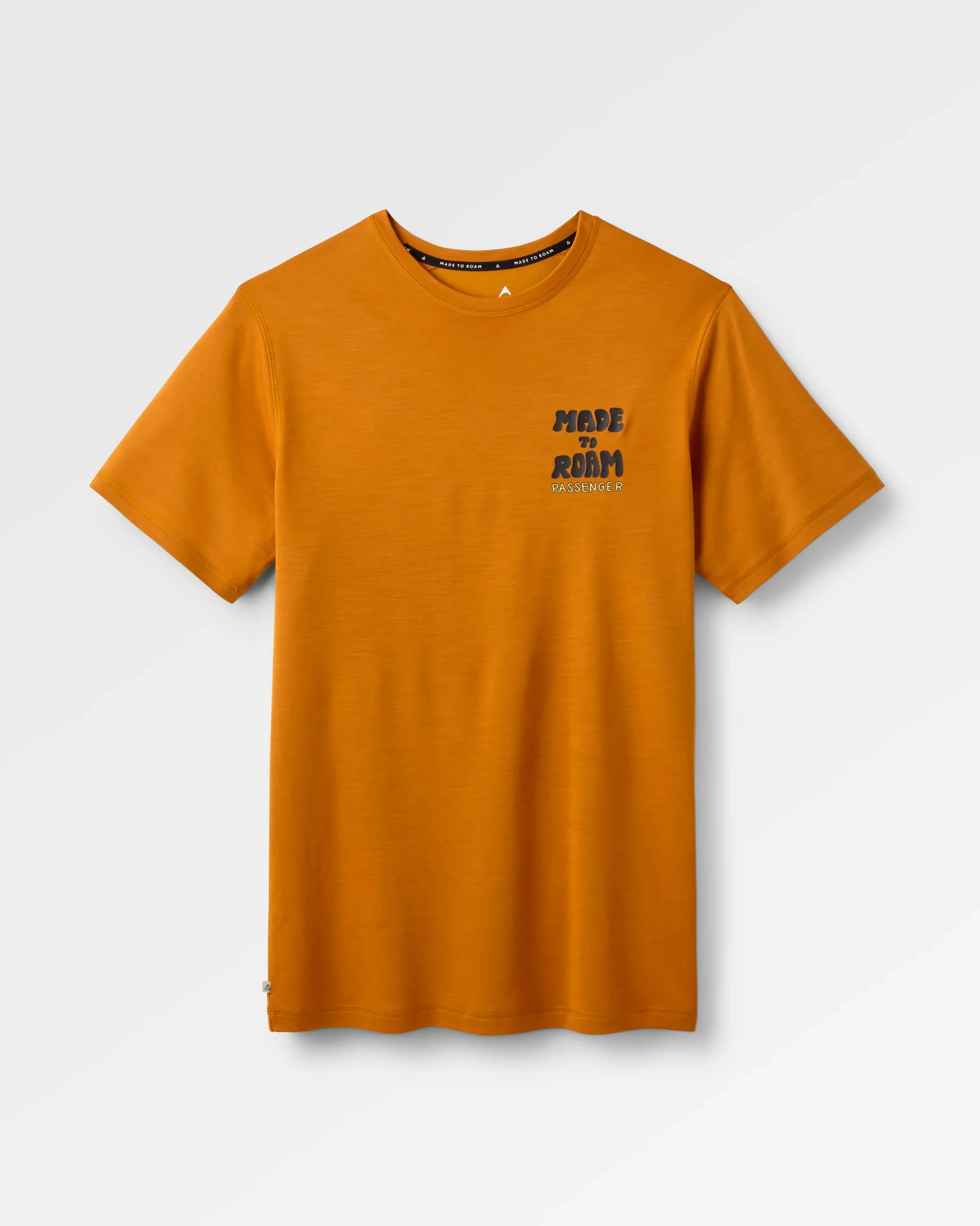 Camp Lost Lightweight Merino Blend T-Shirt - Retro Orange
