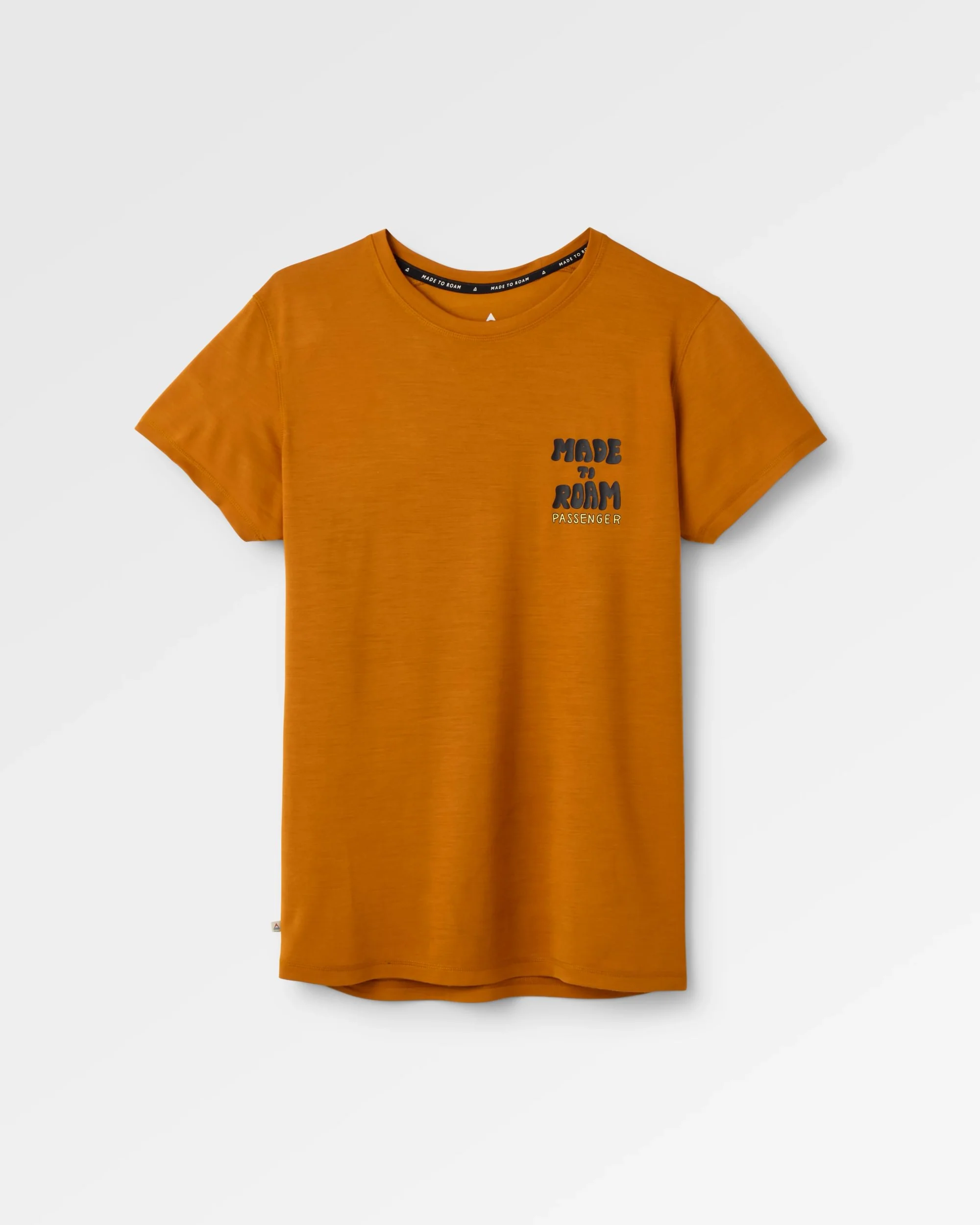 Camp Wild Lightweight Merino Blend T-Shirt - Retro Orange