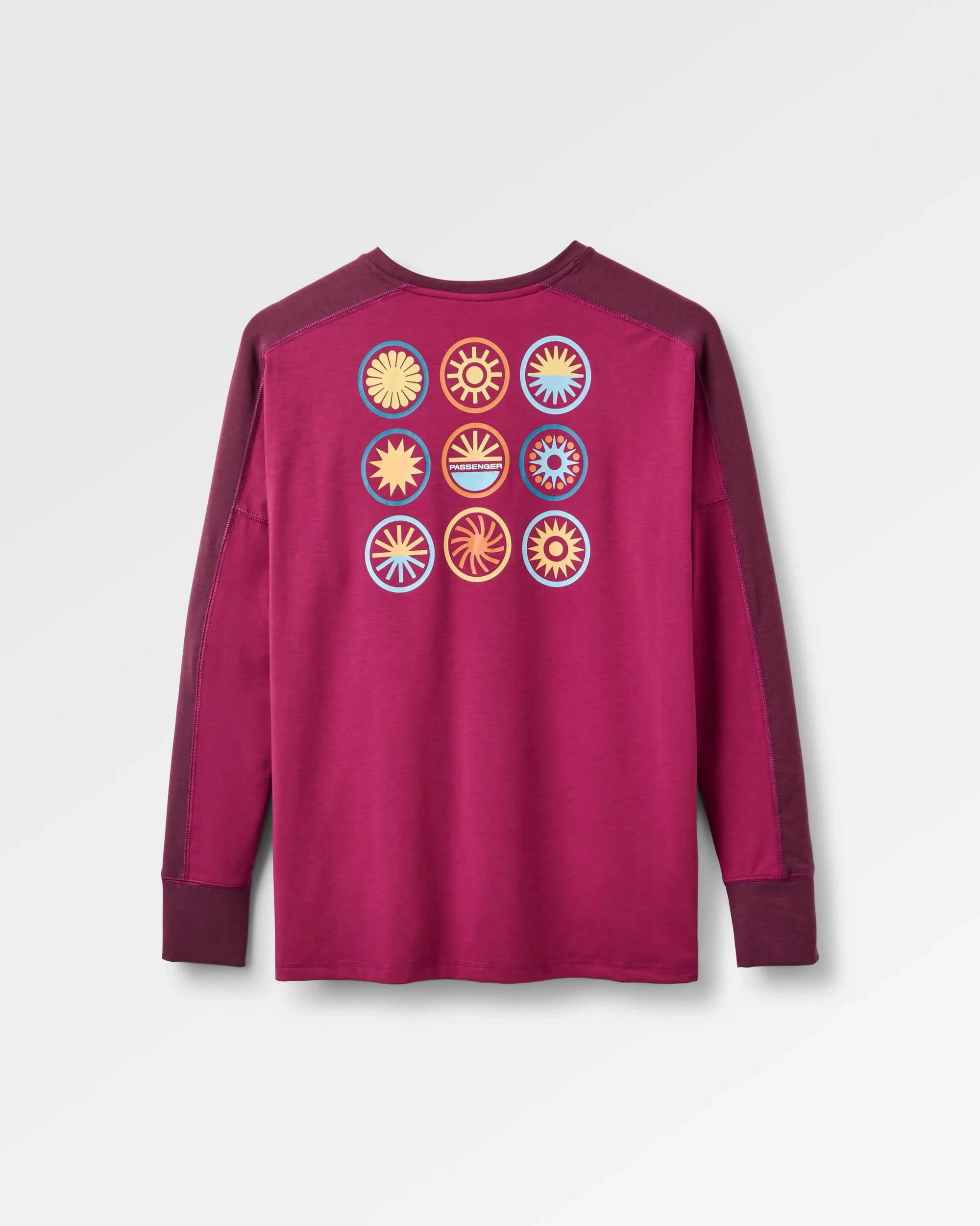 Chase The Light Drirelease® Active LS T-Shirt - Wild Berry - Image 2