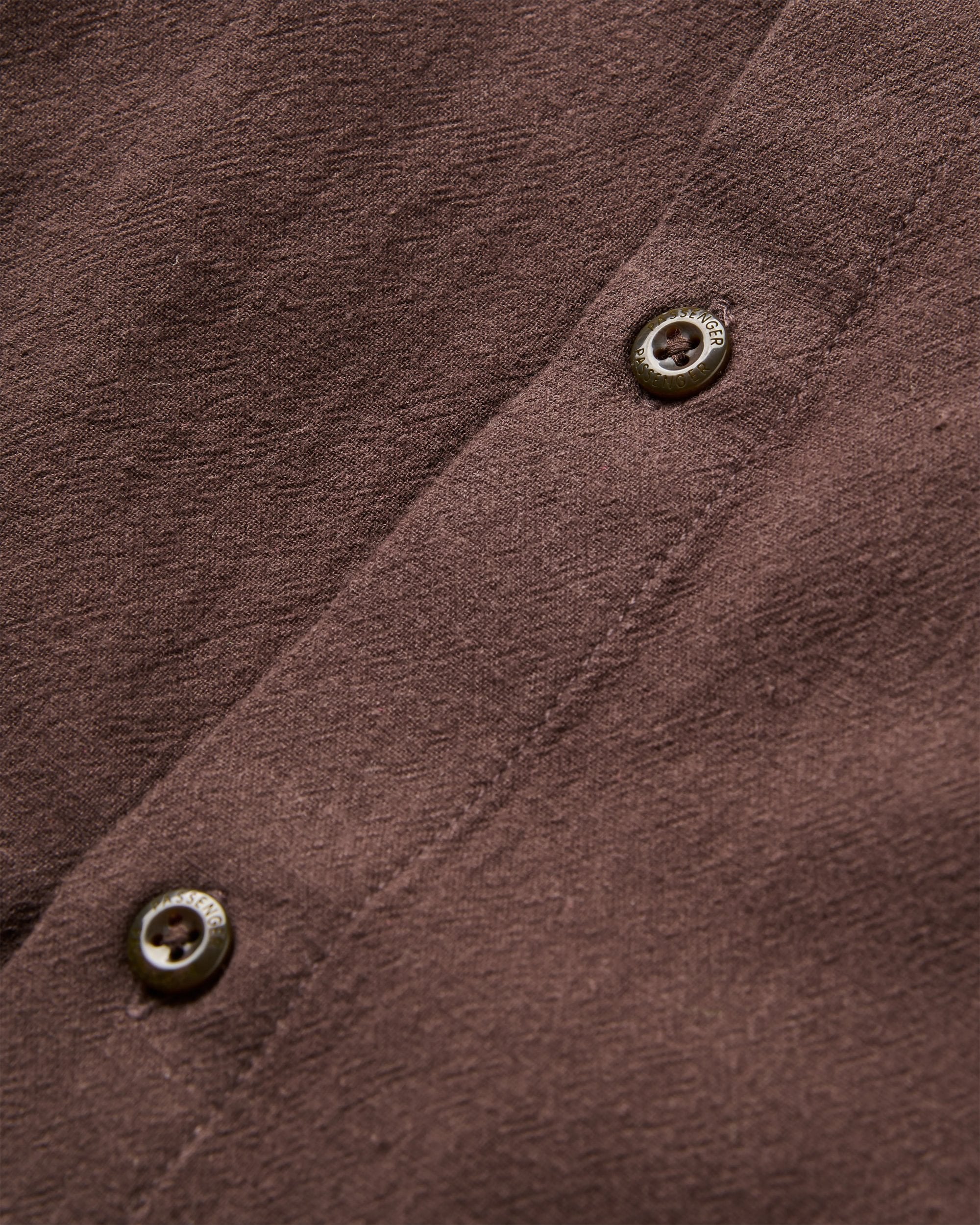 Chill Textured Short Sleeve Shirt - Espresso - Image 5