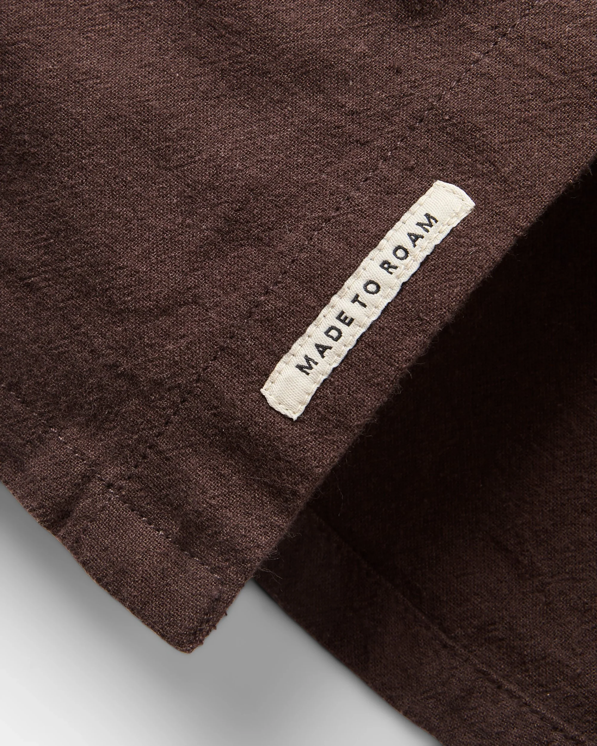Chill Textured Short Sleeve Shirt - Espresso - Image 6