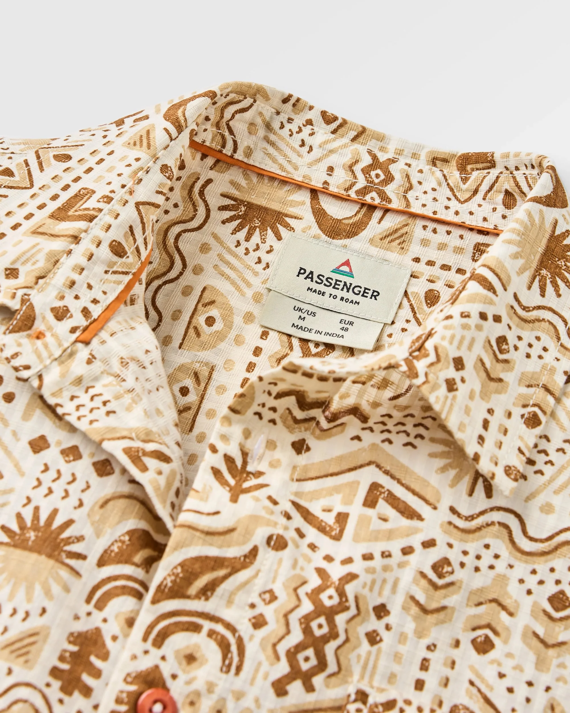Chill Textured Short Sleeve Shirt - Elemental Geo Birch - Image 7