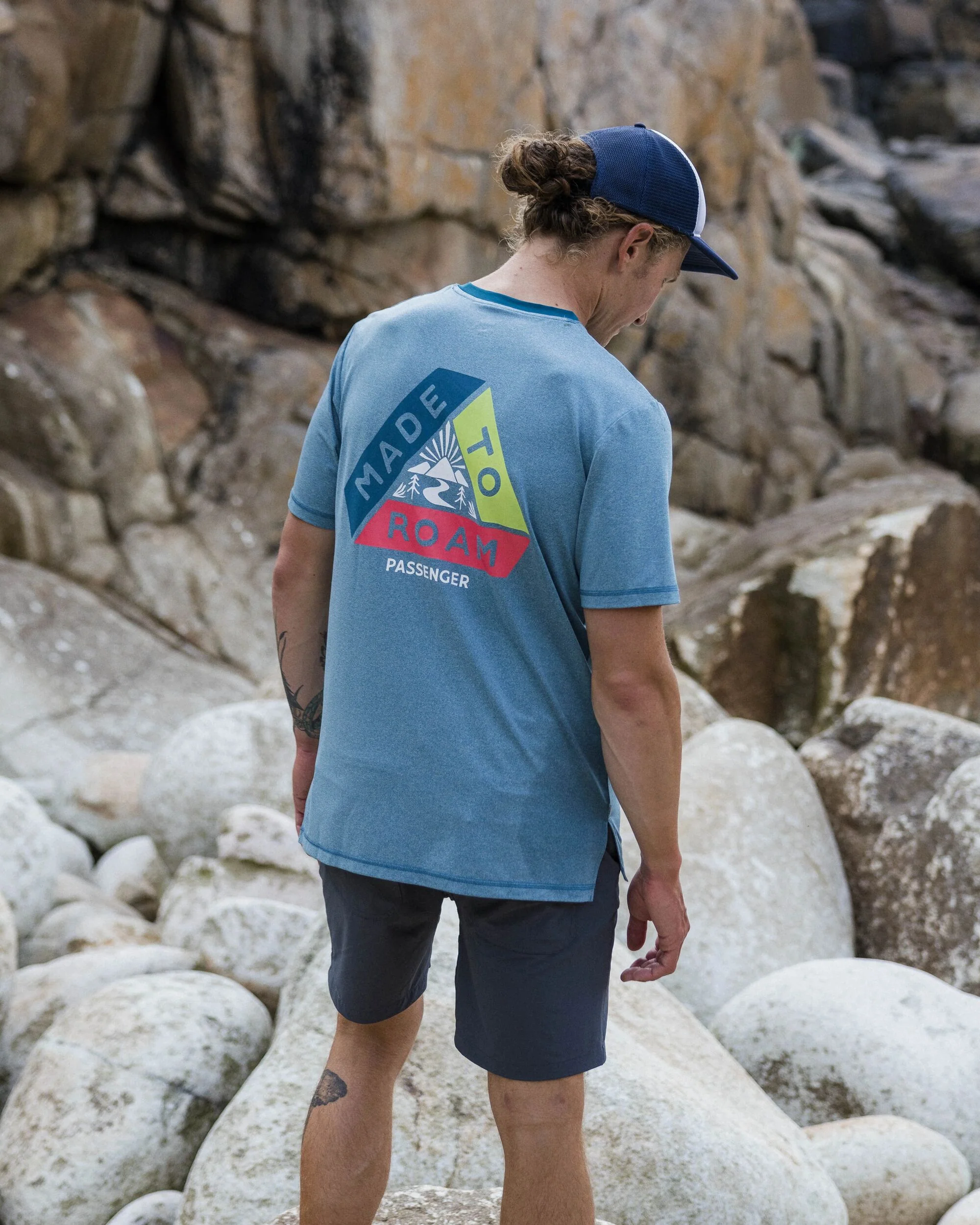 Classic Active T-Shirt - Blue Steel Marl - Image 5