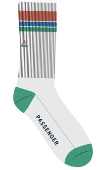 Classic Midweight Crew Socks - White - Image 5