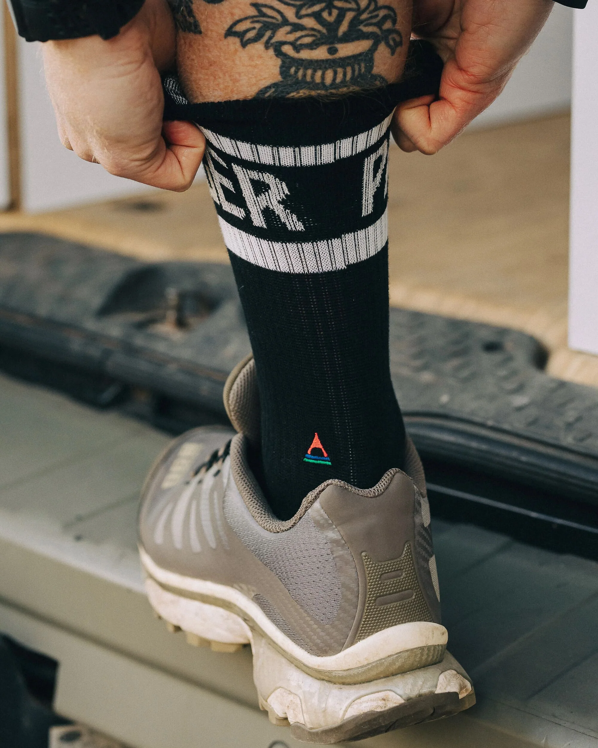 Classic Passenger Crew Socks - Black - Image 4