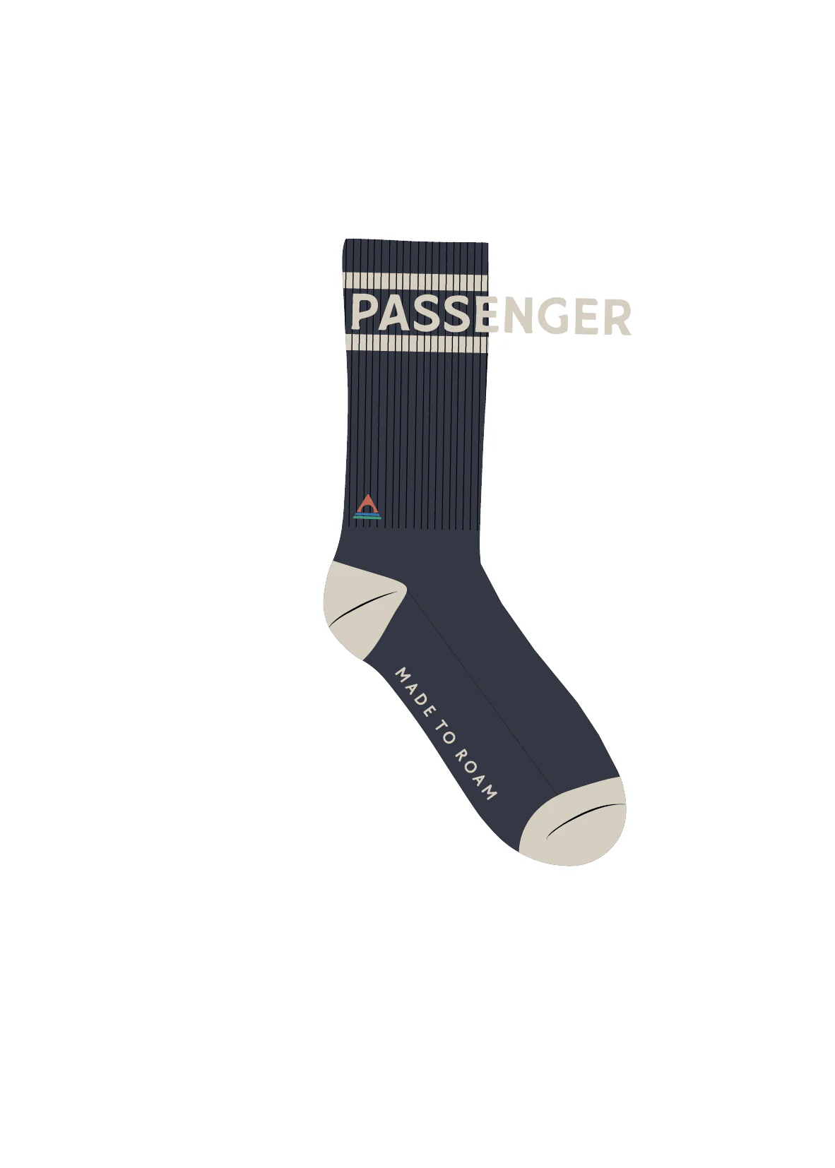 Classic Passenger Crew Socks - Black - Image 9