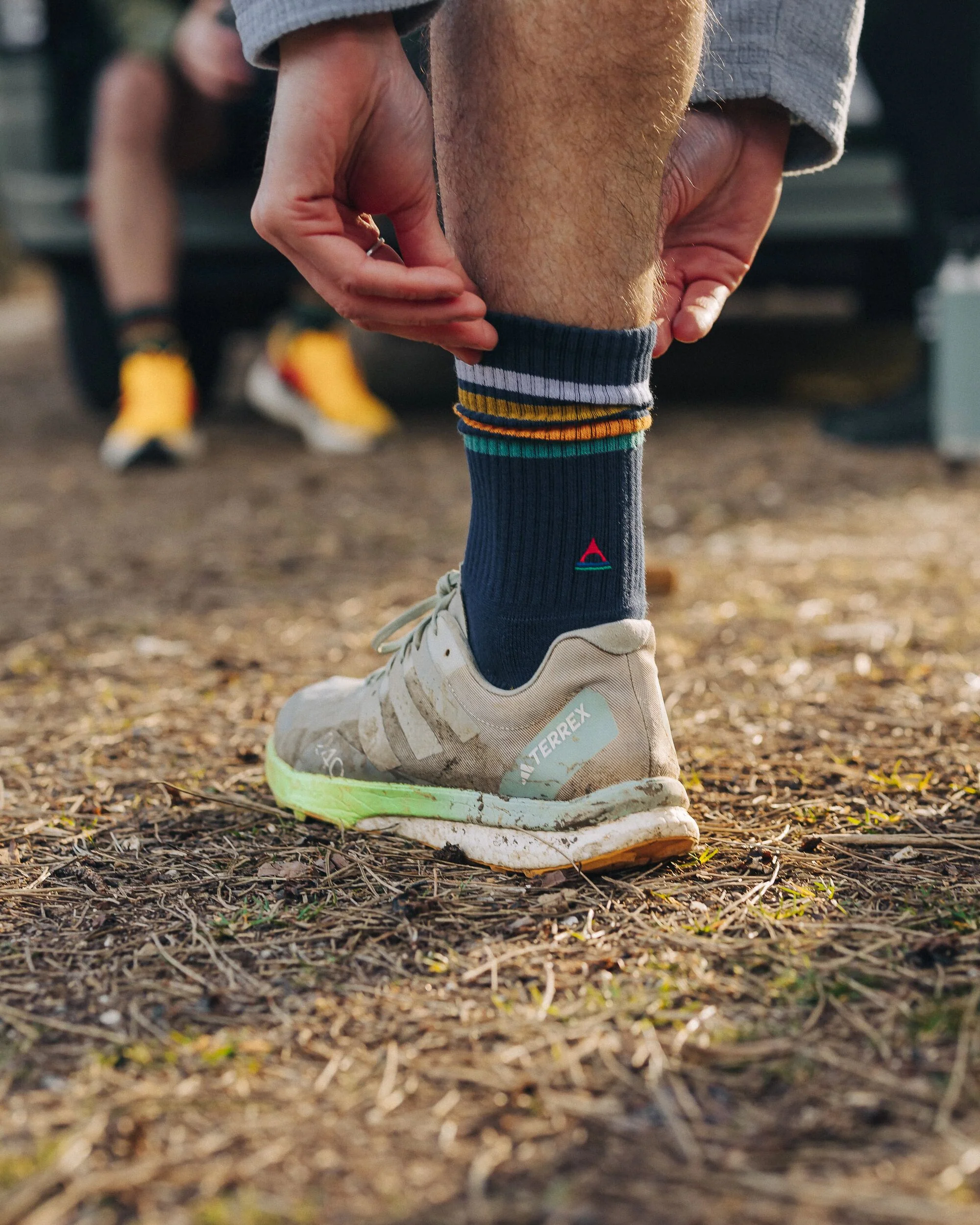 Classic Midweight Crew Socks - Rich Navy - Image 3