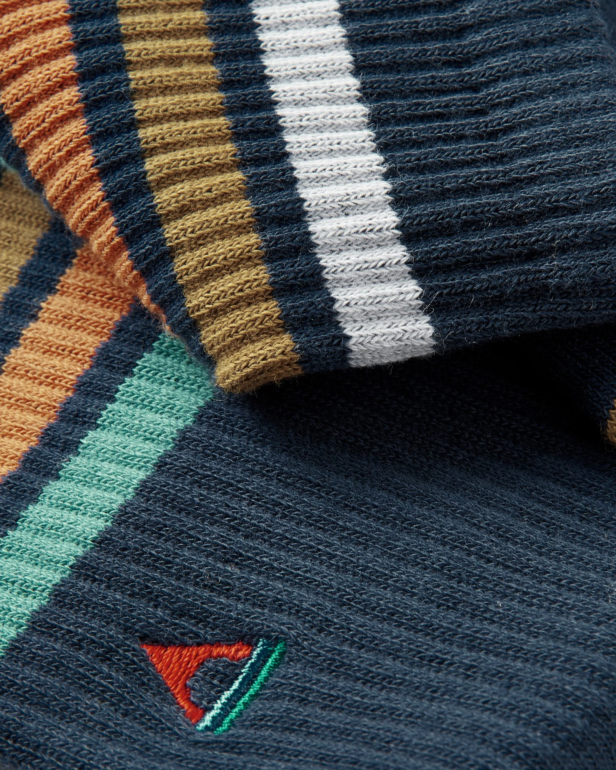 Classic Midweight Crew Socks - Rich Navy - Image 4