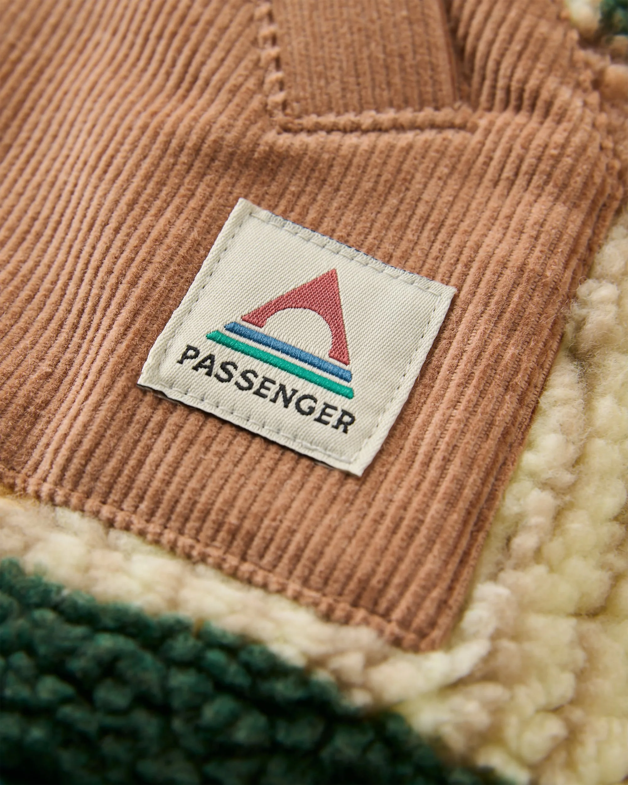Clover Sherpa Fleece - Sun Patch Simply Taupe - Image 2